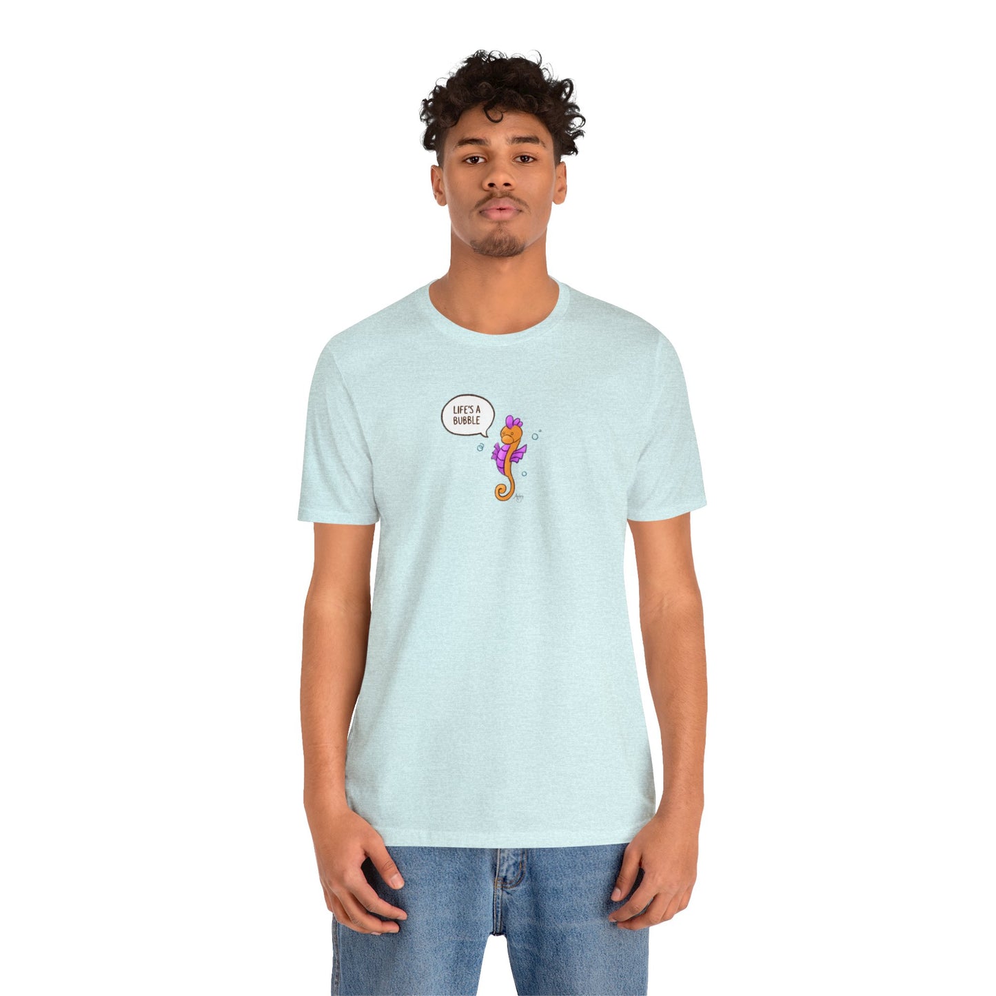 Life's A Bubble! Frito the Seahorse Series Premium Short Sleeve Tee