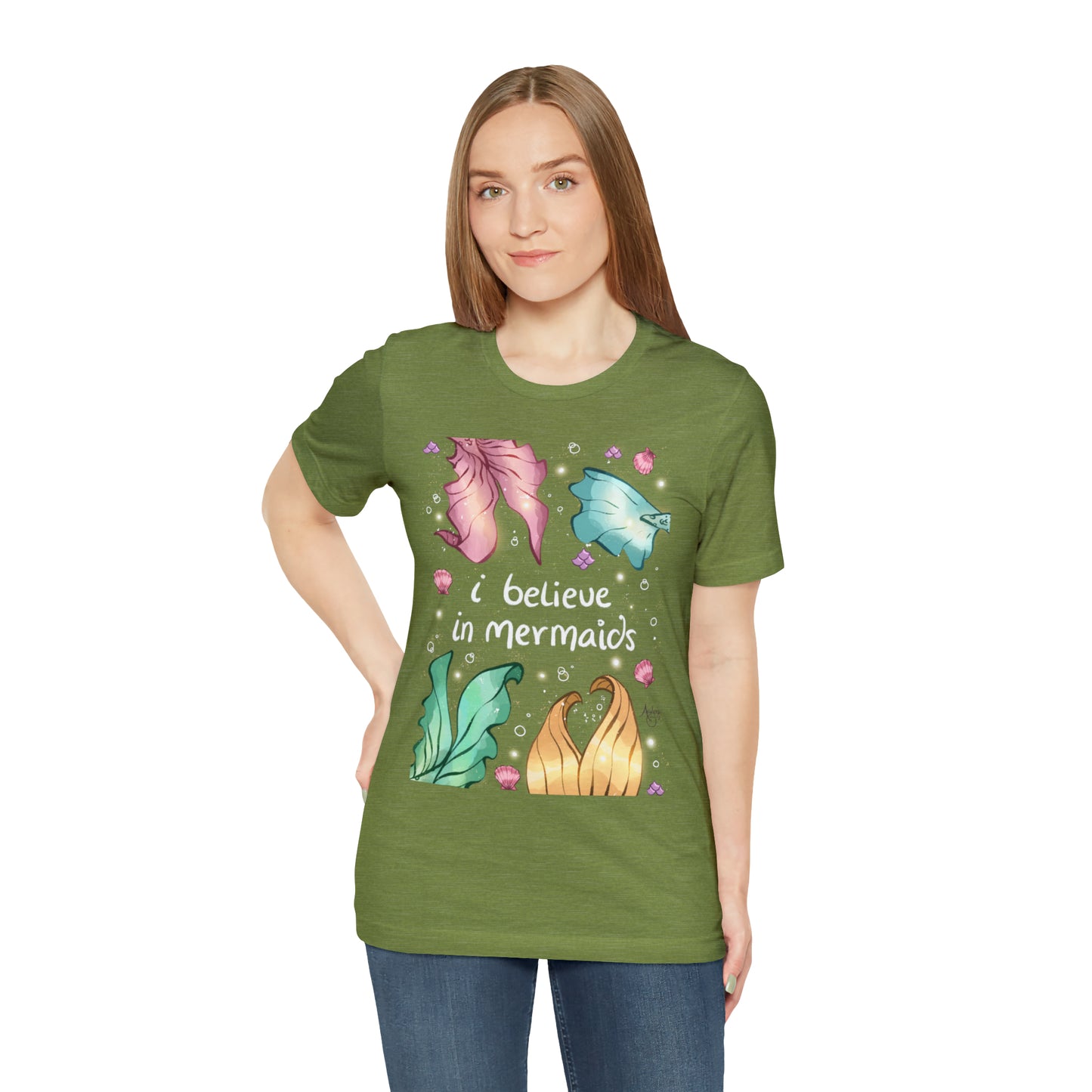 I Believe In Mermaids Premium Short Sleeve Tee