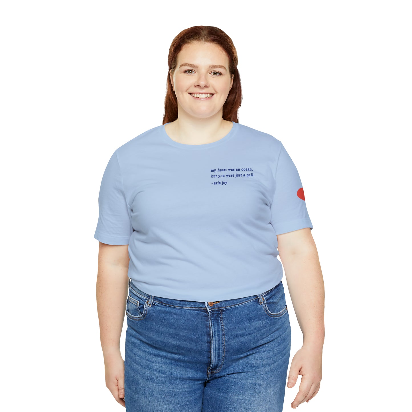 Just A Pail "HeartSleeves" Webtoon Premium Short Sleeve Tee