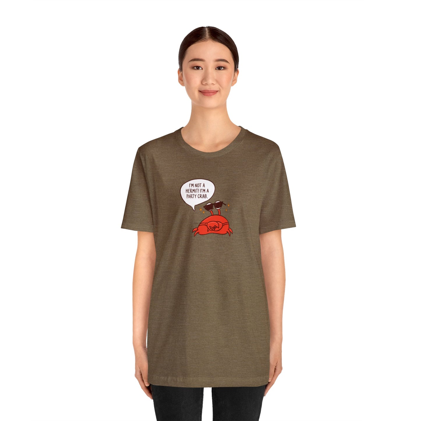 I'm A Party Crab! Crusty the Crab Series Premium Short Sleeve Tee