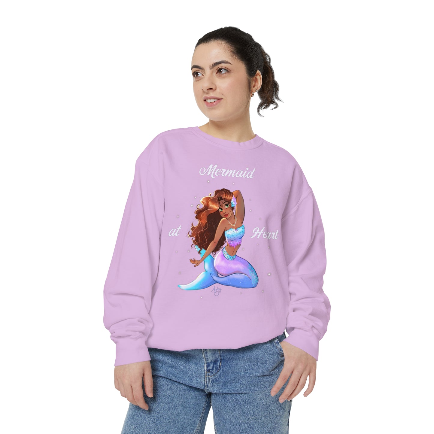 Mermaid at Heart Crewneck Sweatshirt