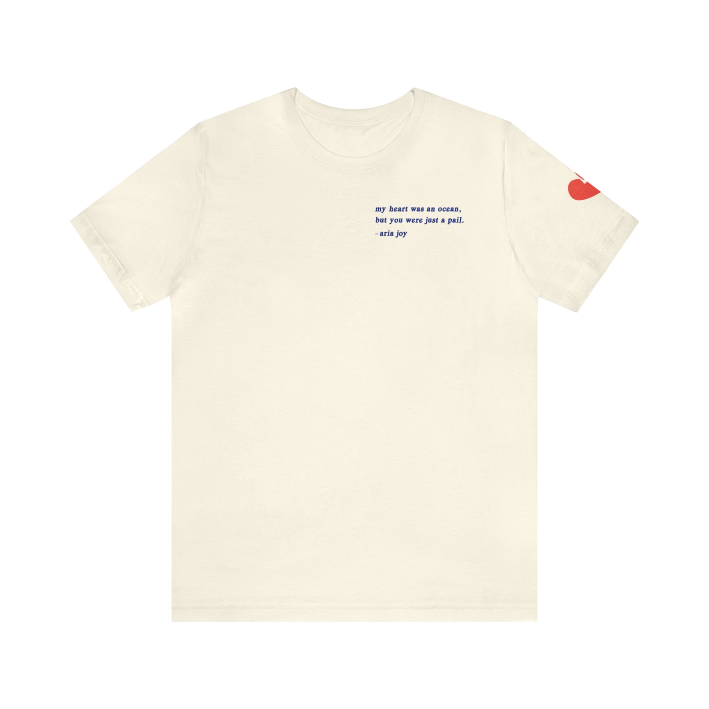 Just A Pail "HeartSleeves" Webtoon Premium Short Sleeve Tee