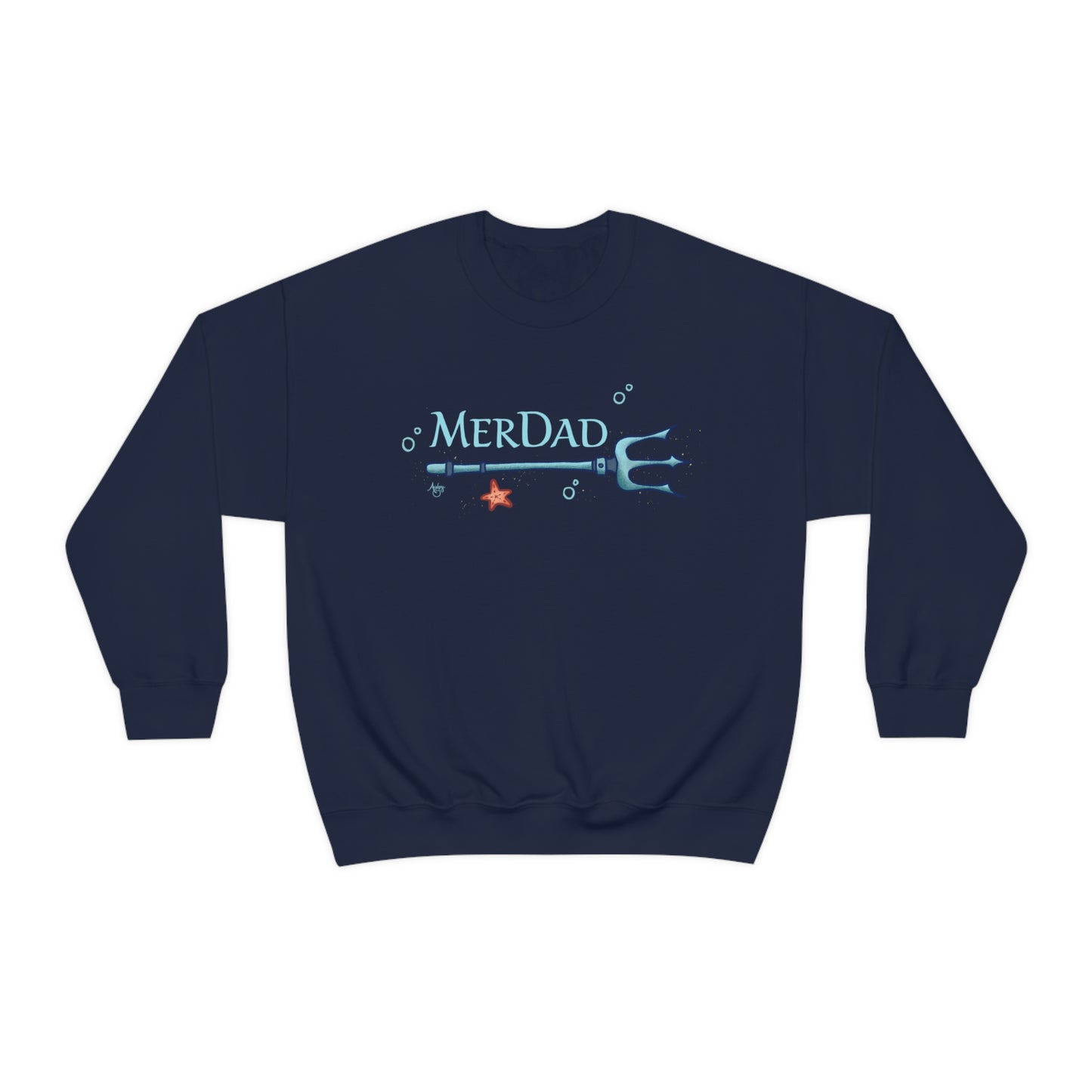 MerDad Crewneck Sweatshirt