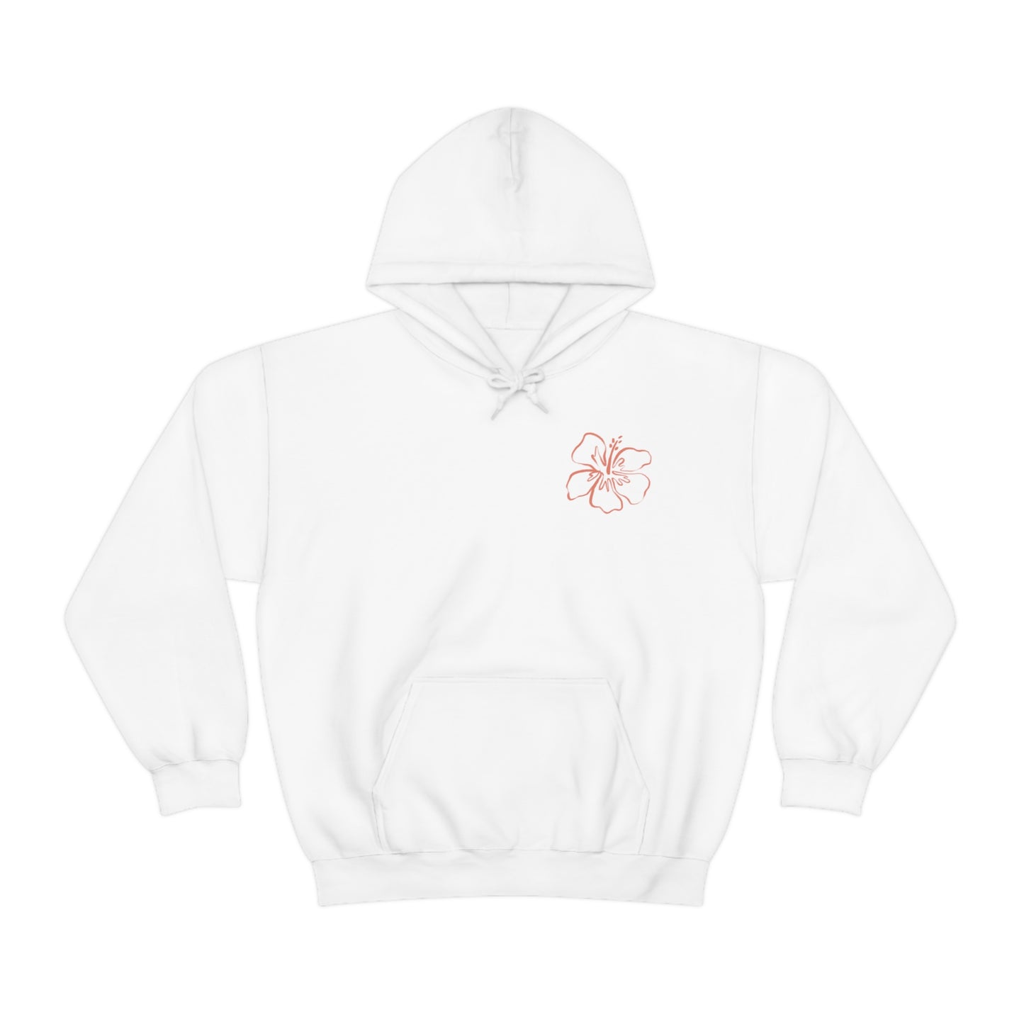 Aloha Pink Hibiscus Hooded Sweatshirt
