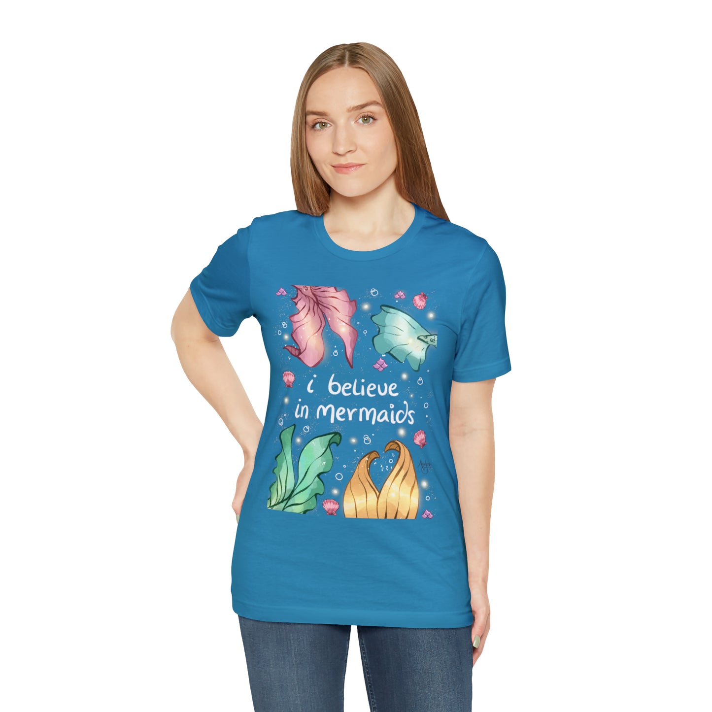 I Believe In Mermaids Premium Short Sleeve Tee