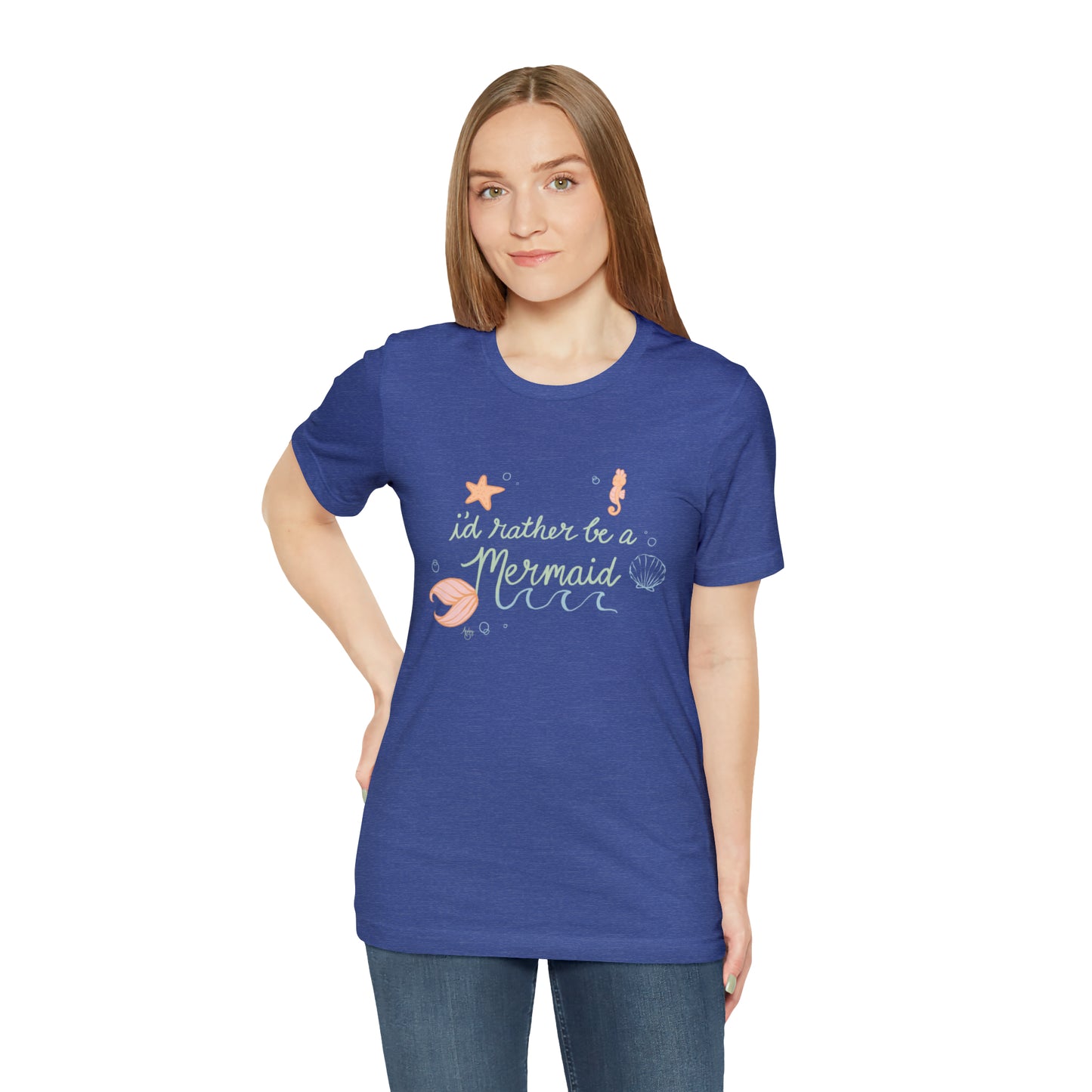 I'd Rather Be A Mermaid Premium T-shirt