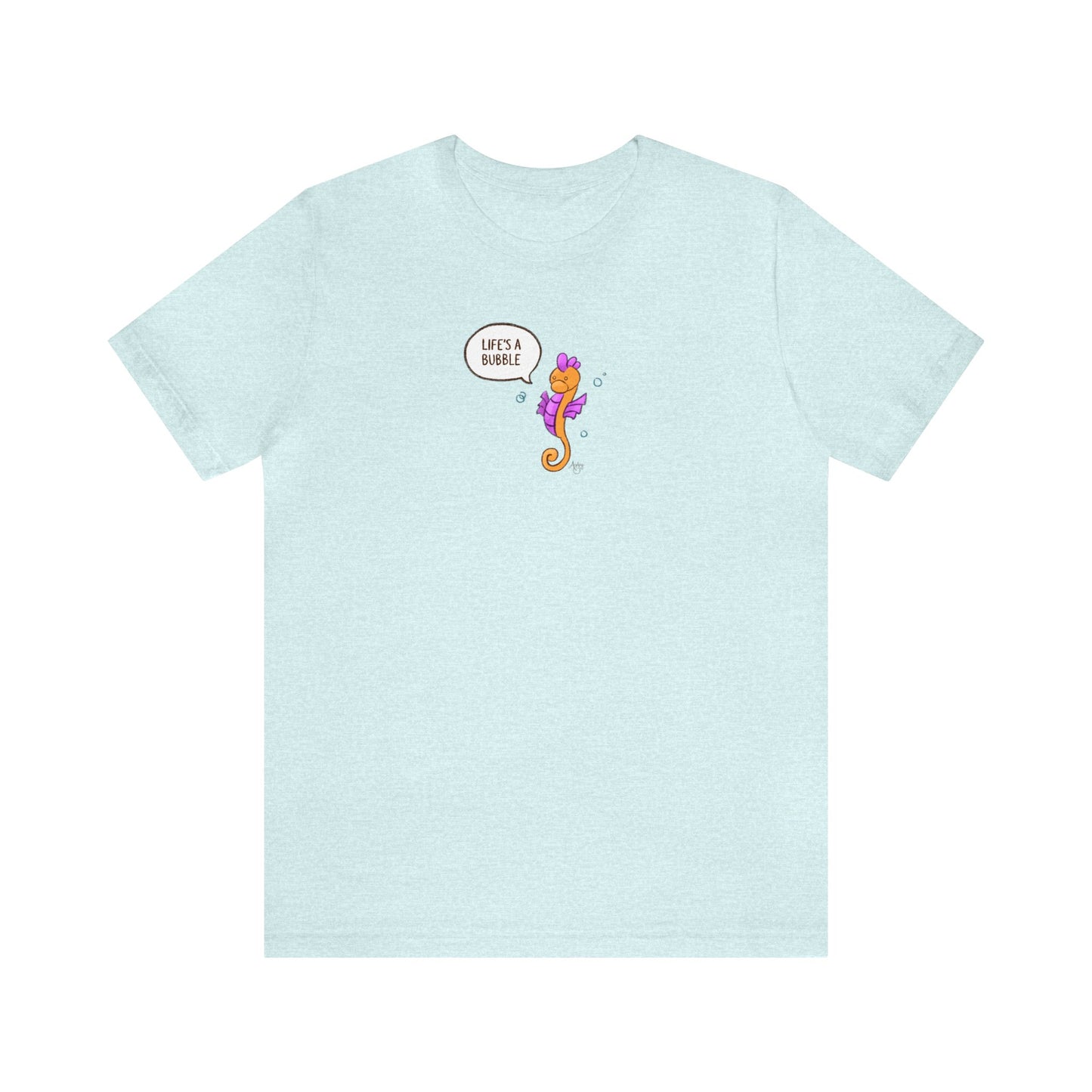 Life's A Bubble! Frito the Seahorse Series Premium Short Sleeve Tee