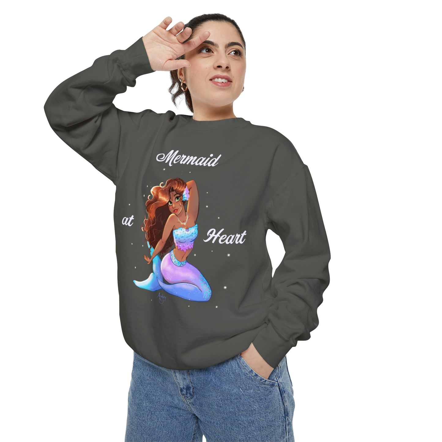 Mermaid at Heart Crewneck Sweatshirt