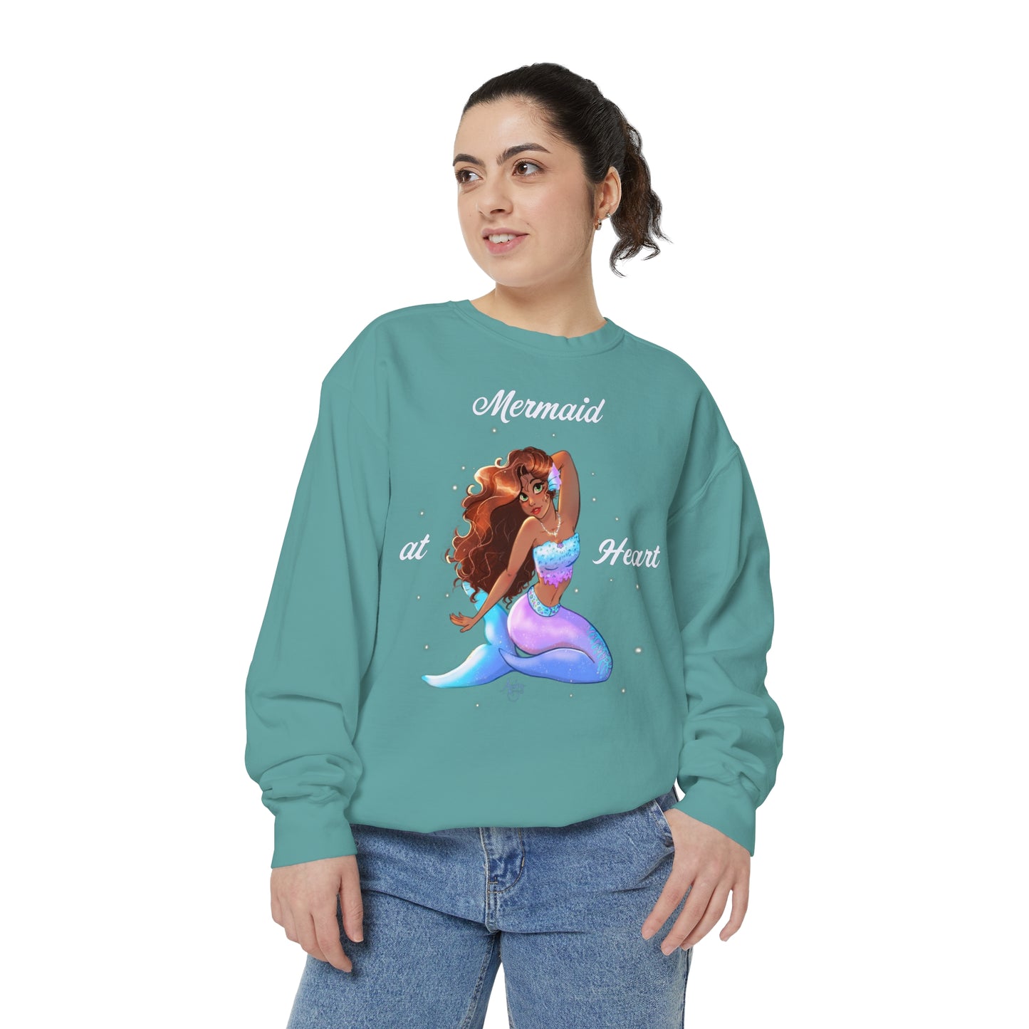 Mermaid at Heart Crewneck Sweatshirt