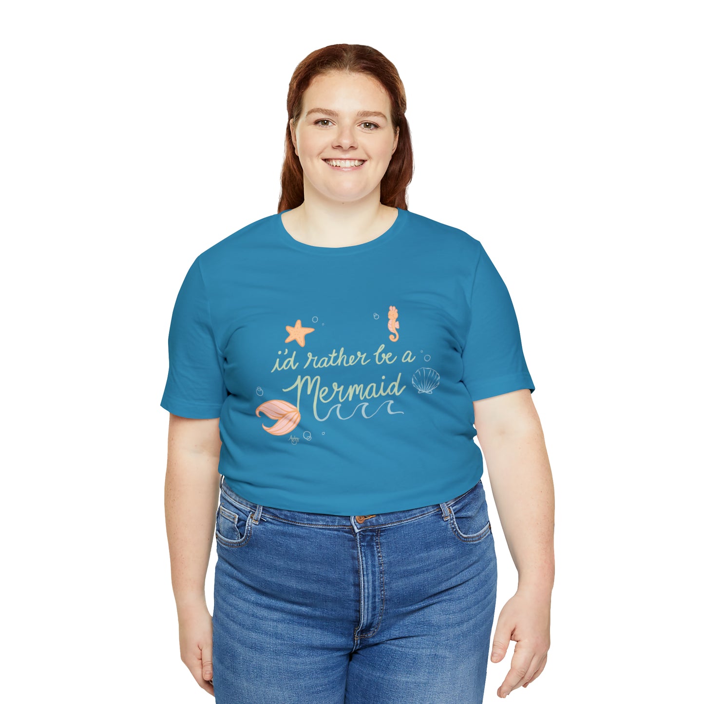 I'd Rather Be A Mermaid Premium T-shirt