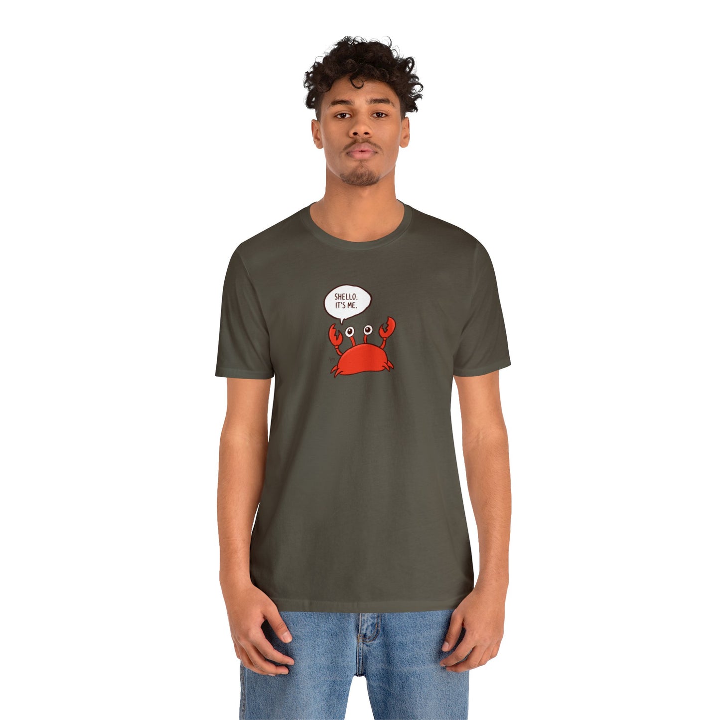 Shello. It's Me! Crusty the Crab Series Premium Short Sleeve Tee