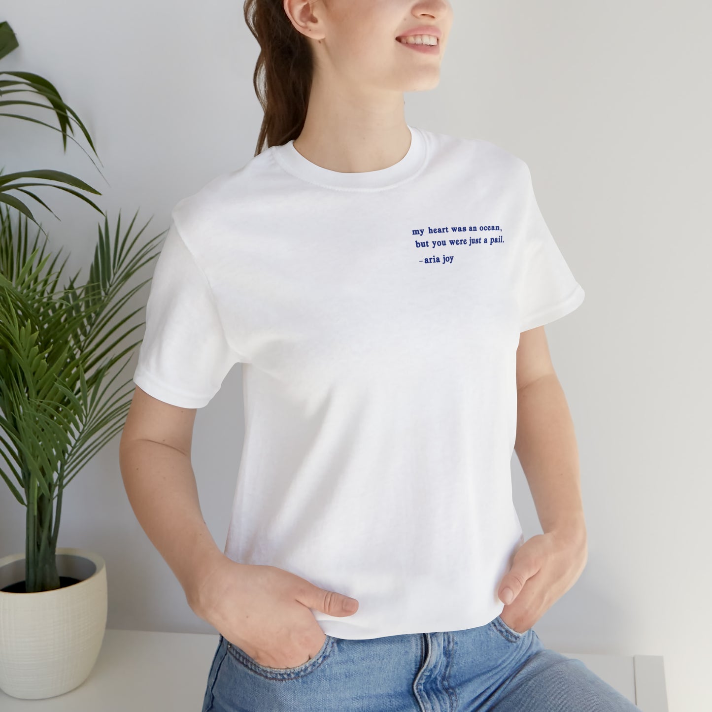 Just A Pail "HeartSleeves" Webtoon Premium Short Sleeve Tee