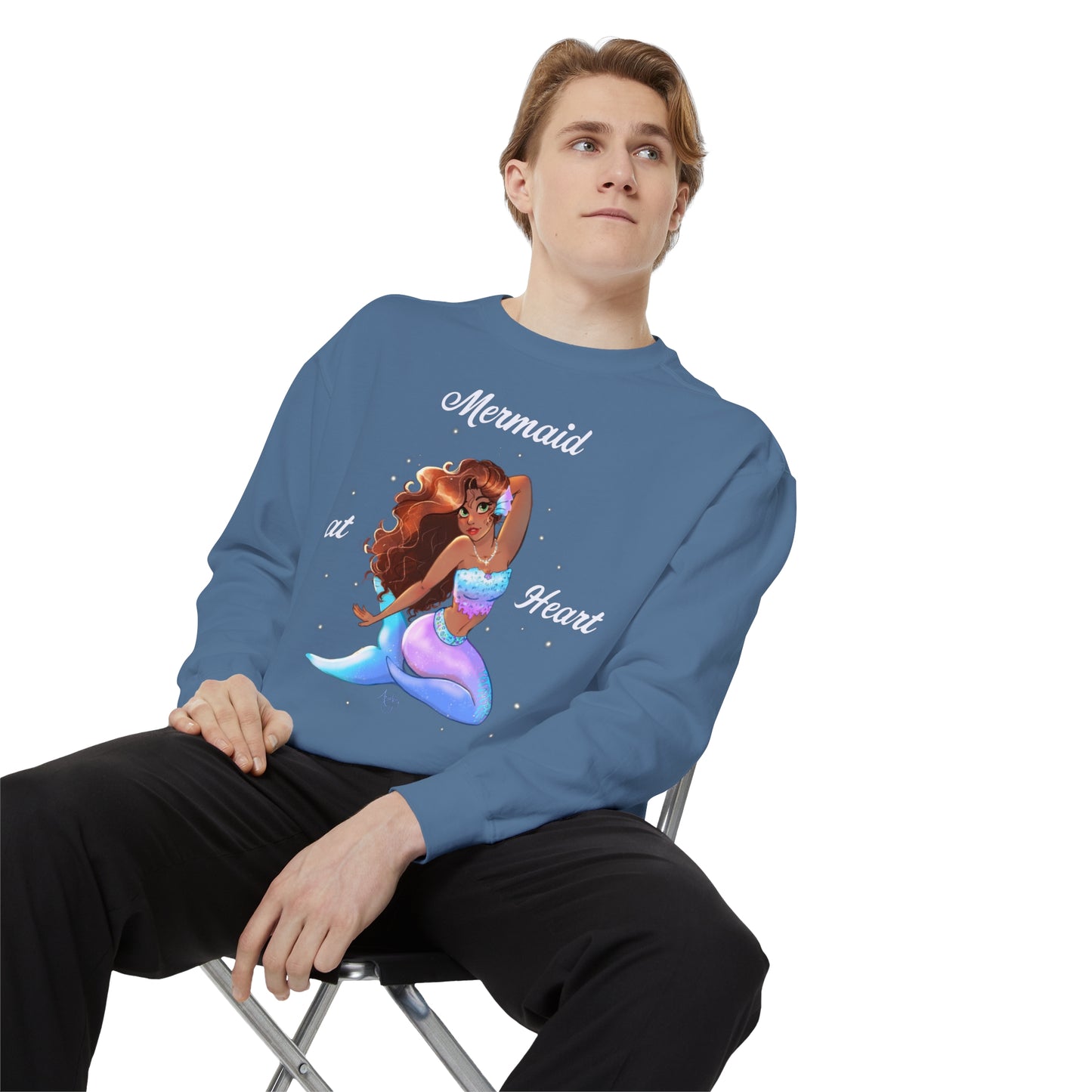 Mermaid at Heart Crewneck Sweatshirt