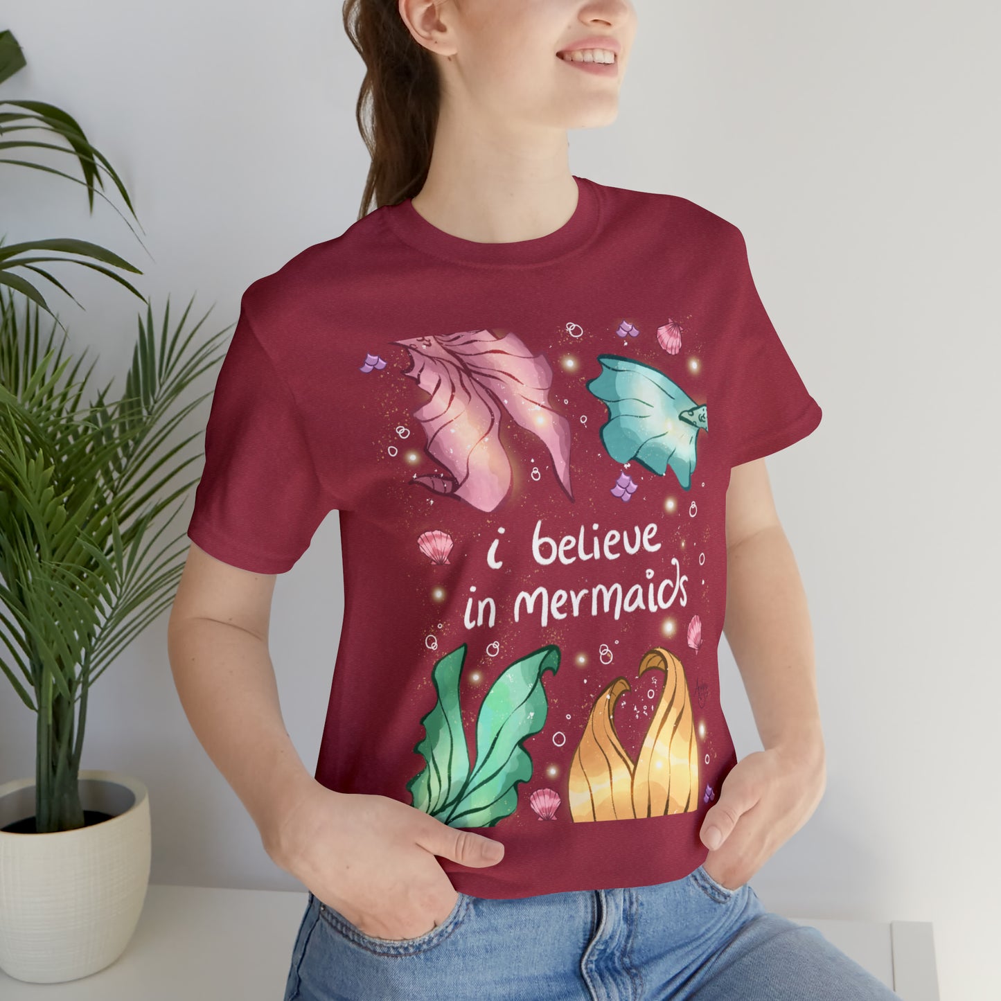 I Believe In Mermaids Premium Short Sleeve Tee