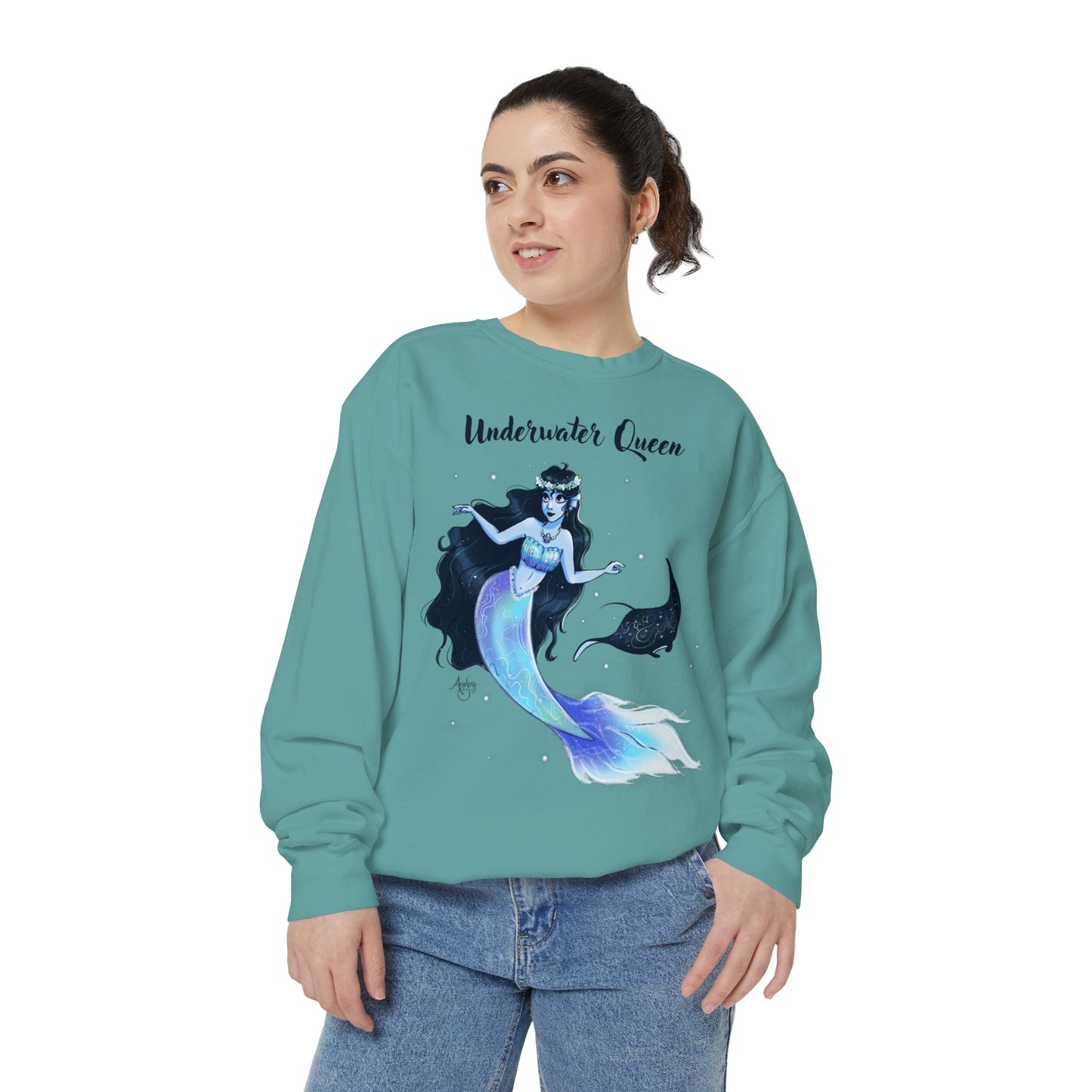 Underwater Queen Crewneck Sweatshirt