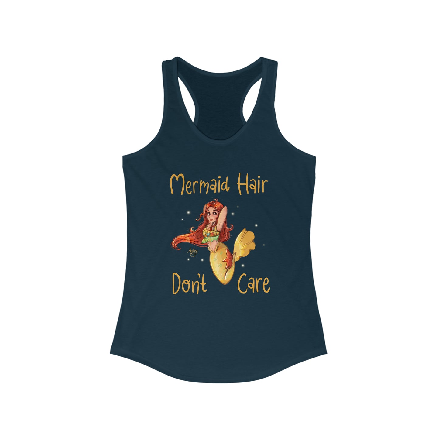 Mermaid Hair Don't Care Racerback Tank