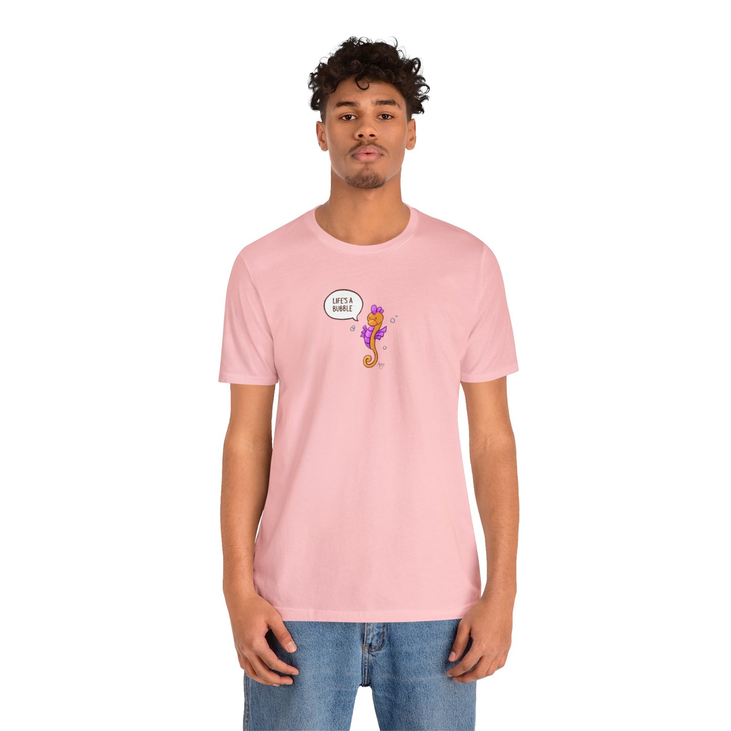 Life's A Bubble! Frito the Seahorse Series Premium Short Sleeve Tee