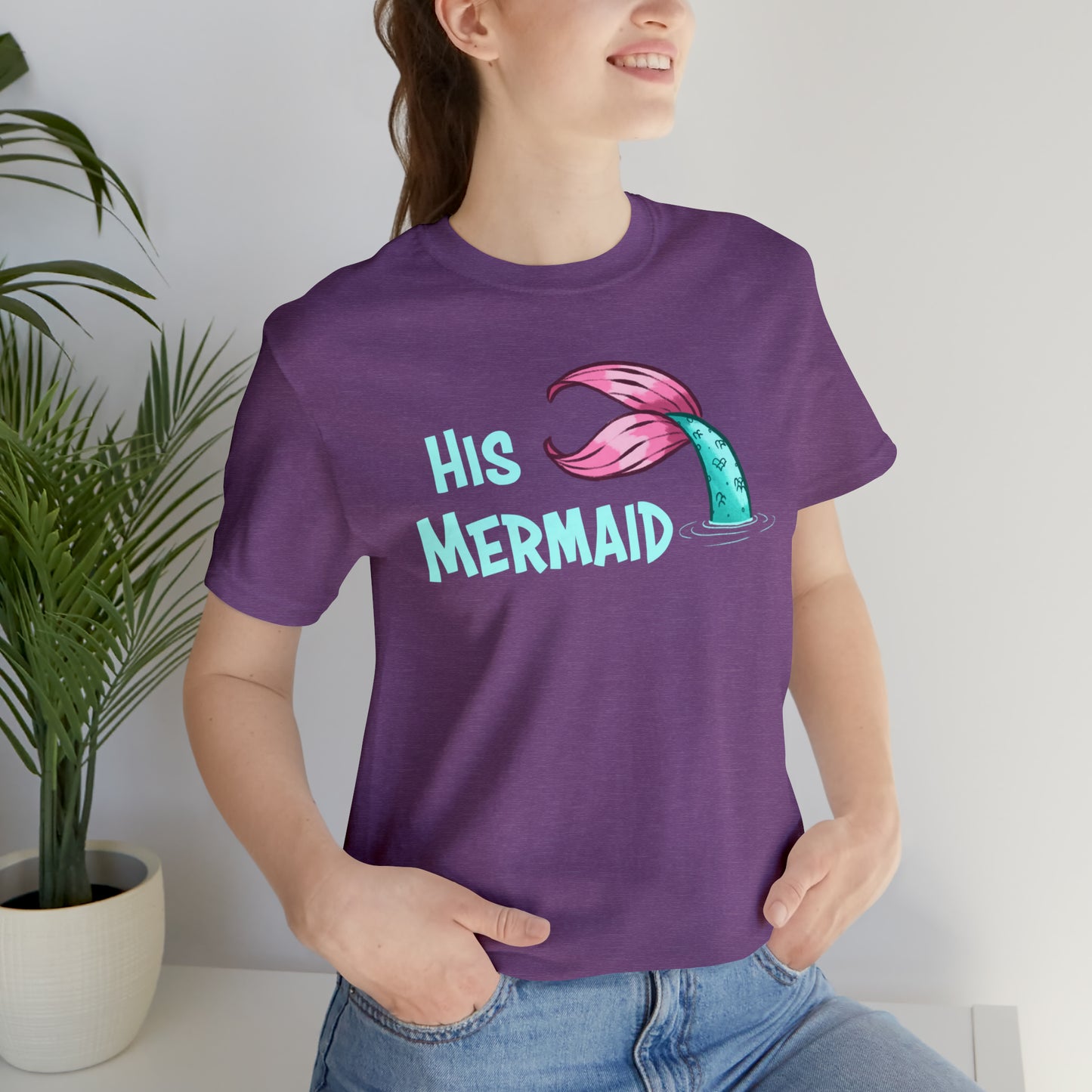 "His Mermaid" Premium Short Sleeve Tee