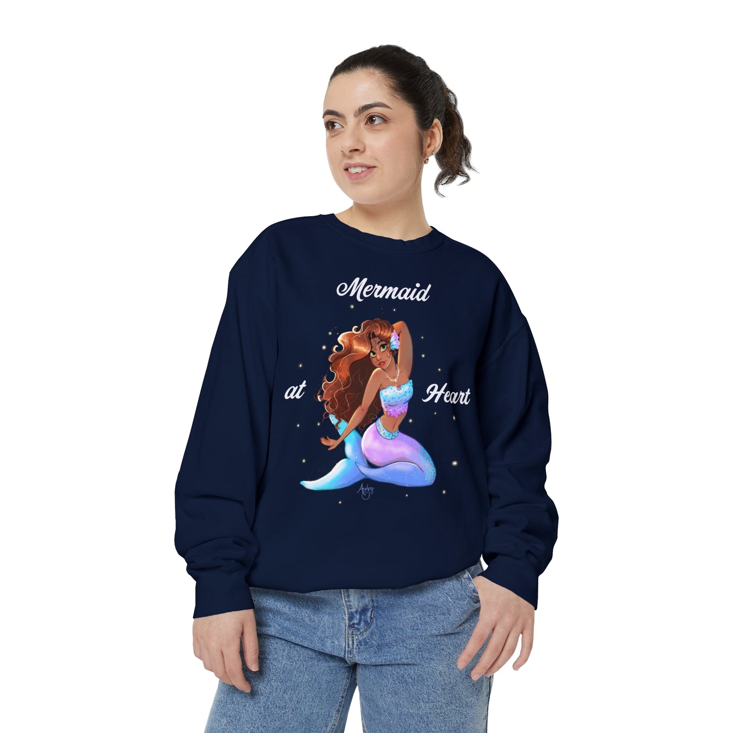 Mermaid at Heart Crewneck Sweatshirt