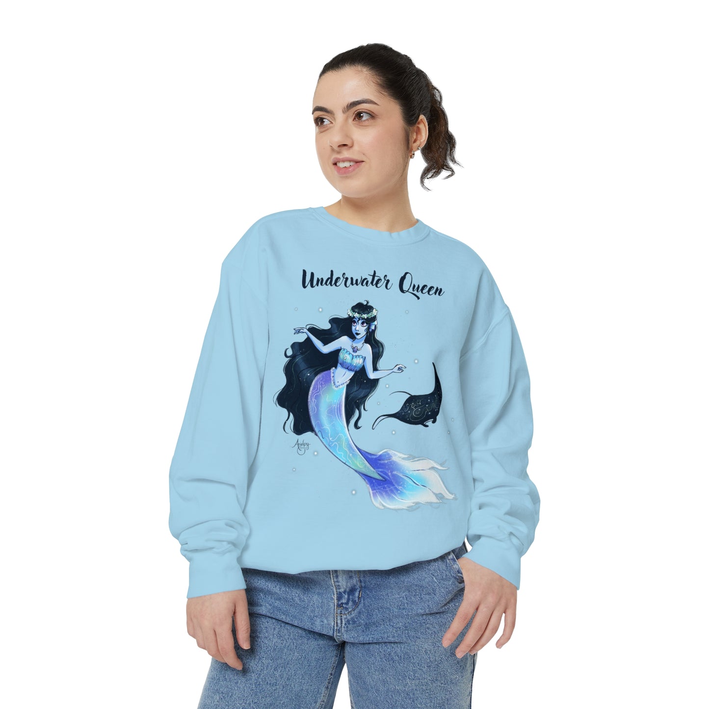 Underwater Queen Crewneck Sweatshirt