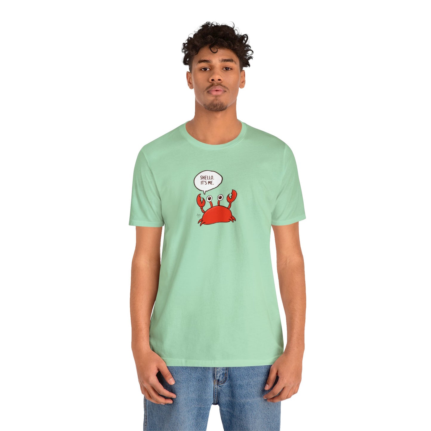 Shello. It's Me! Crusty the Crab Series Premium Short Sleeve Tee