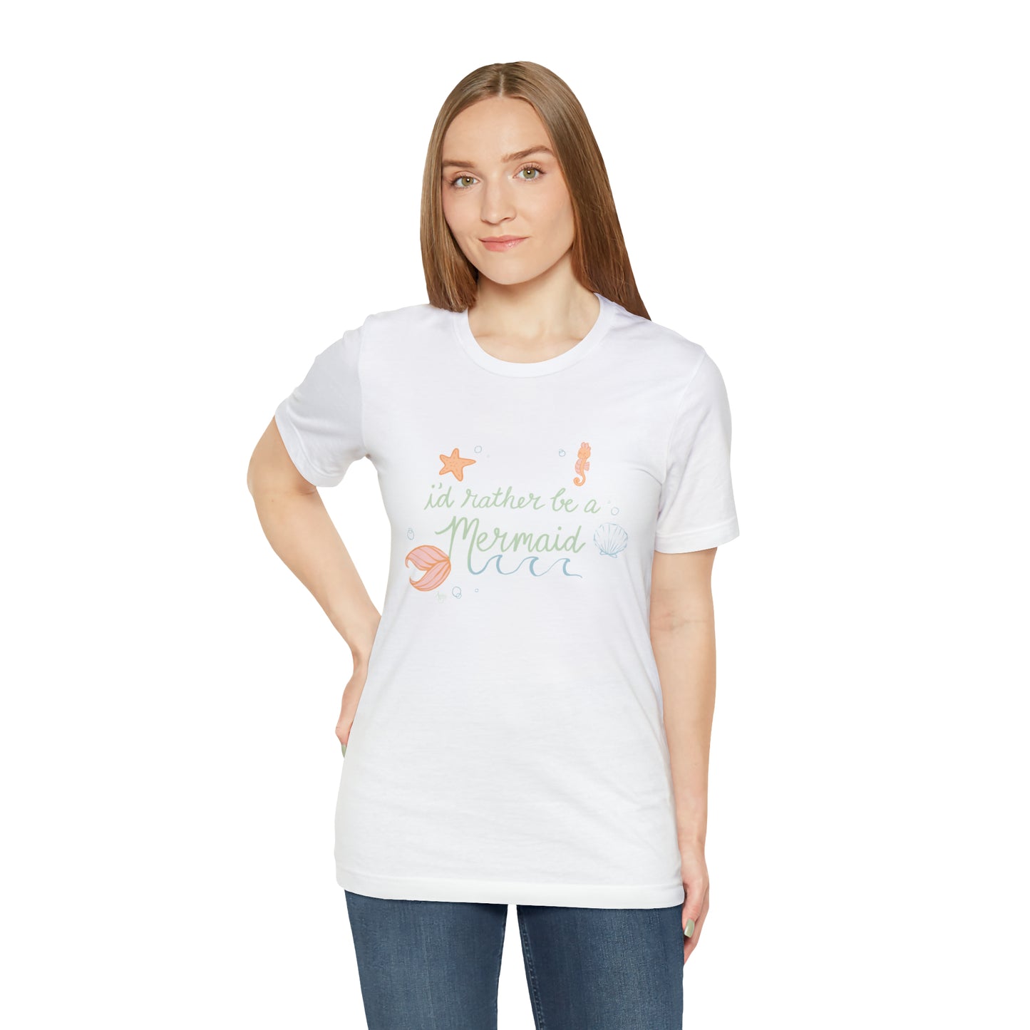 I'd Rather Be A Mermaid Premium T-shirt