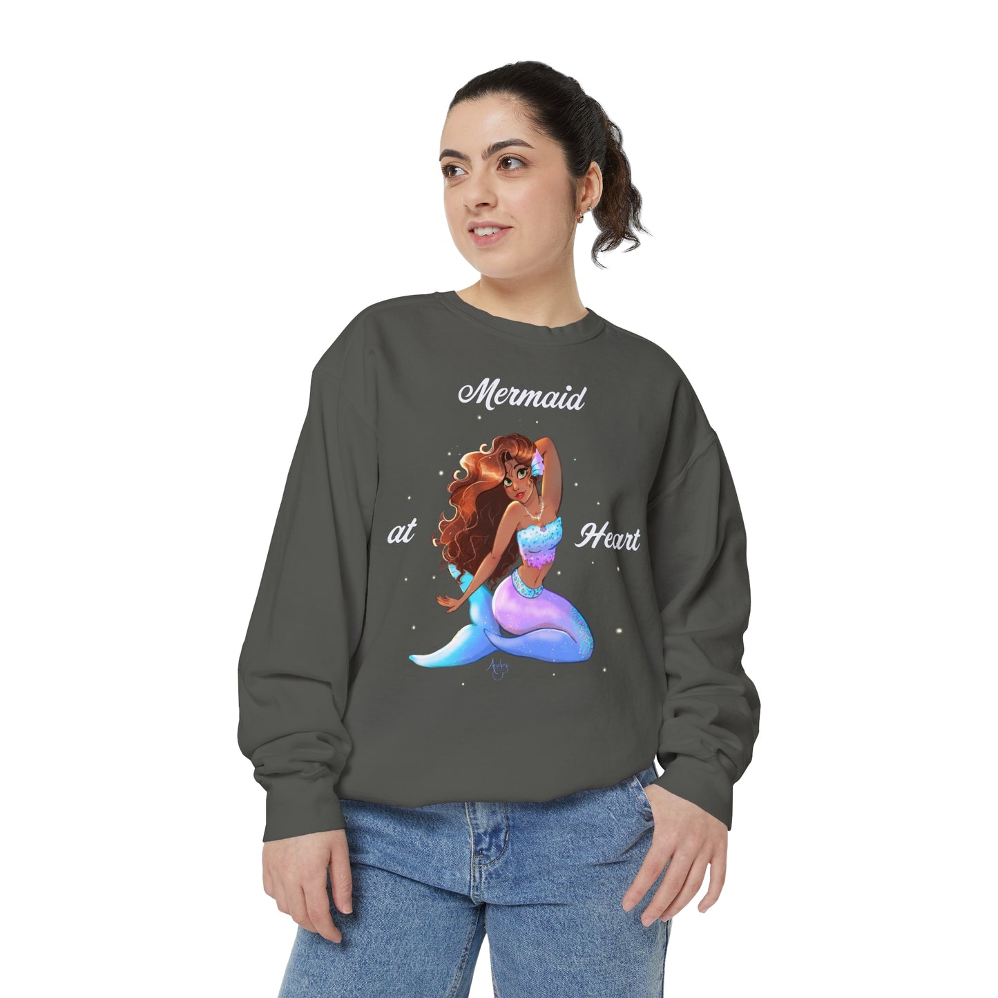 Mermaid at Heart Crewneck Sweatshirt