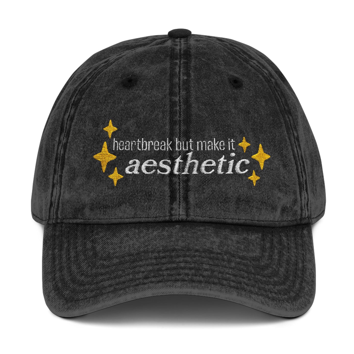 Make It Aesthetic Vintage Embroidered Hat
