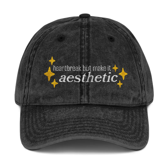 Make It Aesthetic Vintage Embroidered Hat