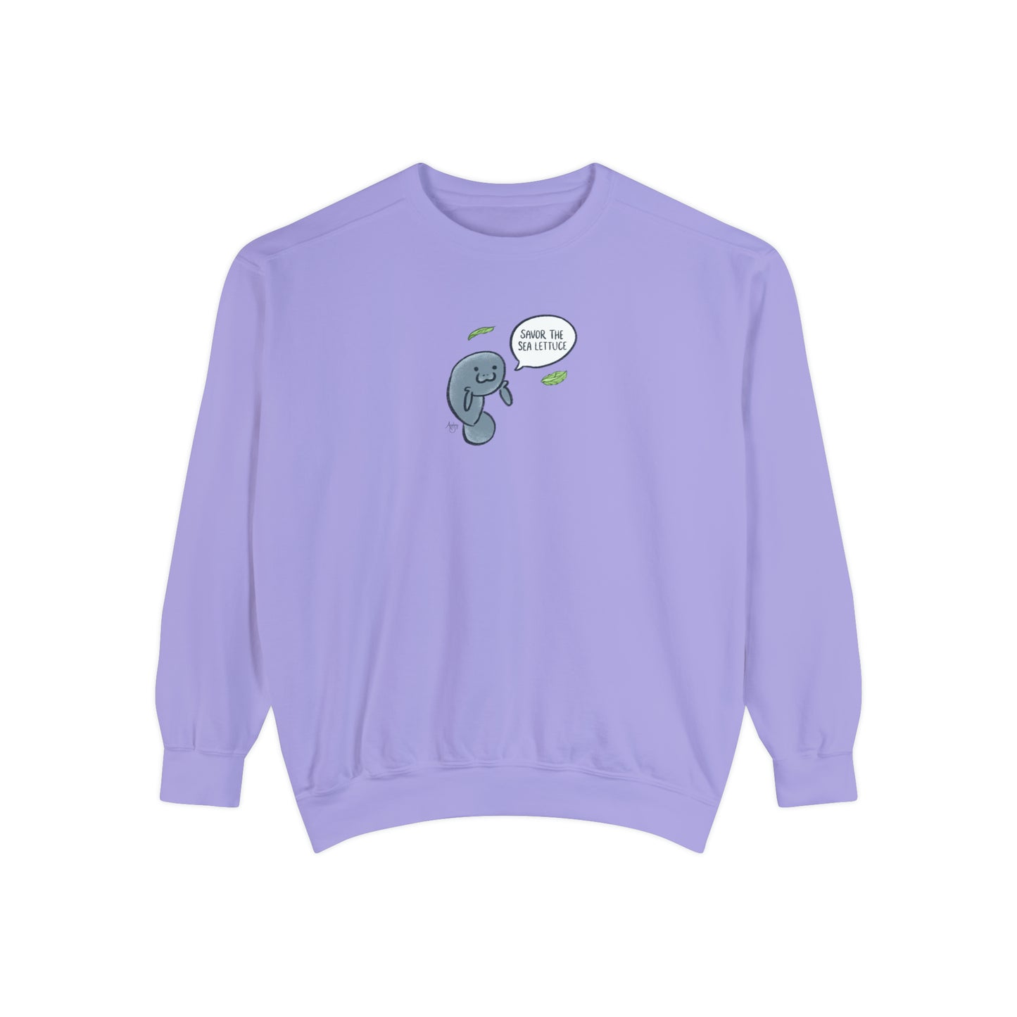 Savor The Sea Lettuce Manatee Crewneck Sweatshirt