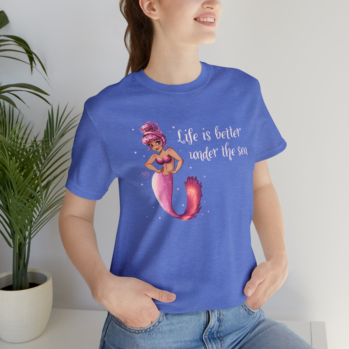 Life Is Better Under The Sea Premium Short Sleeve Tee