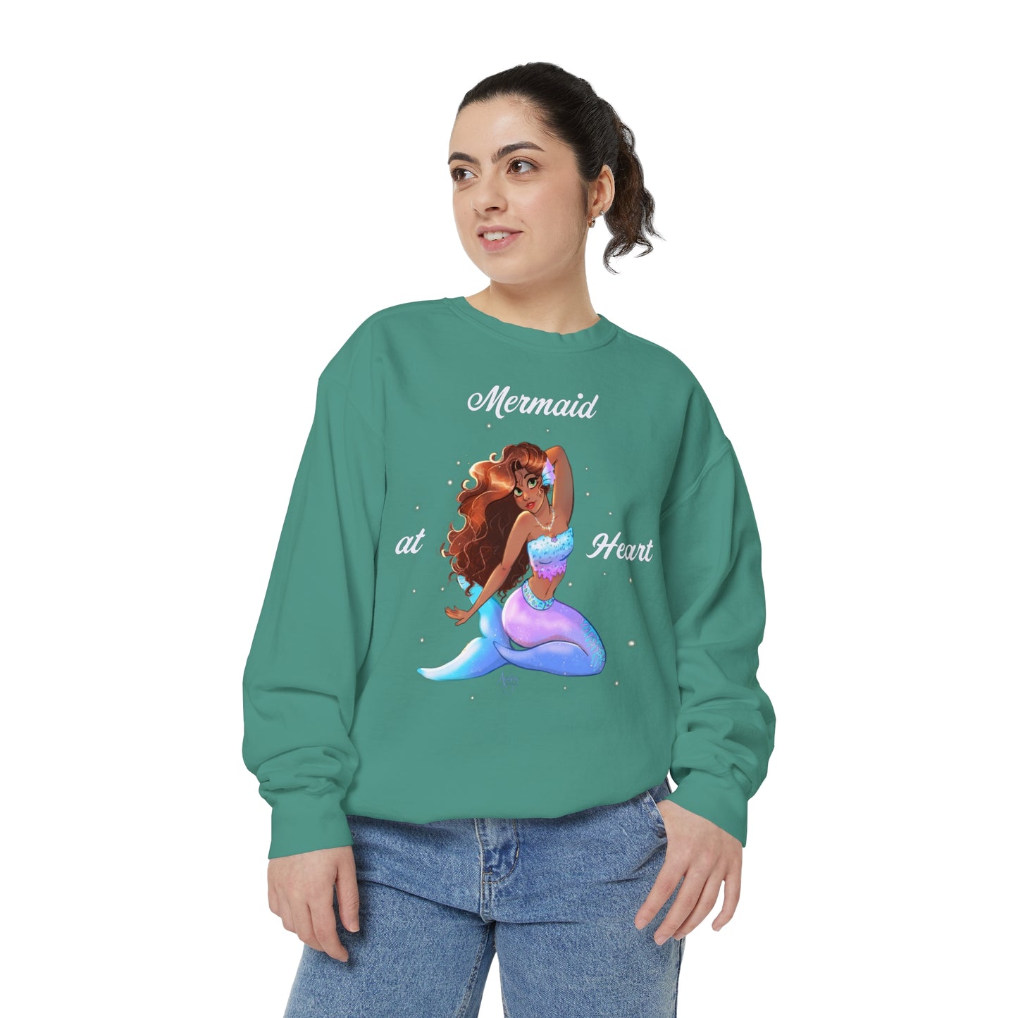 Mermaid at Heart Crewneck Sweatshirt