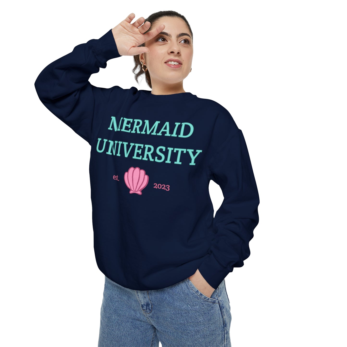 Mermaid University Crewneck Sweatshirt