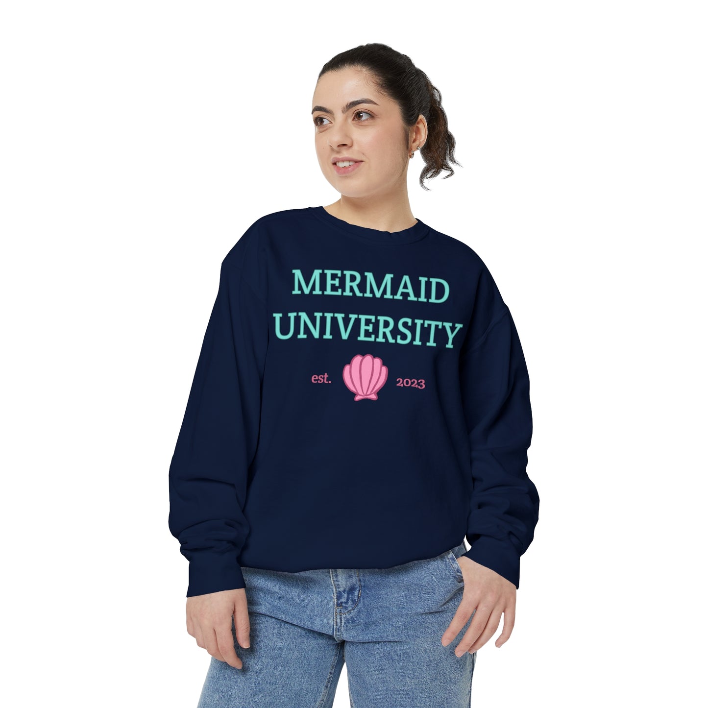Mermaid University Crewneck Sweatshirt