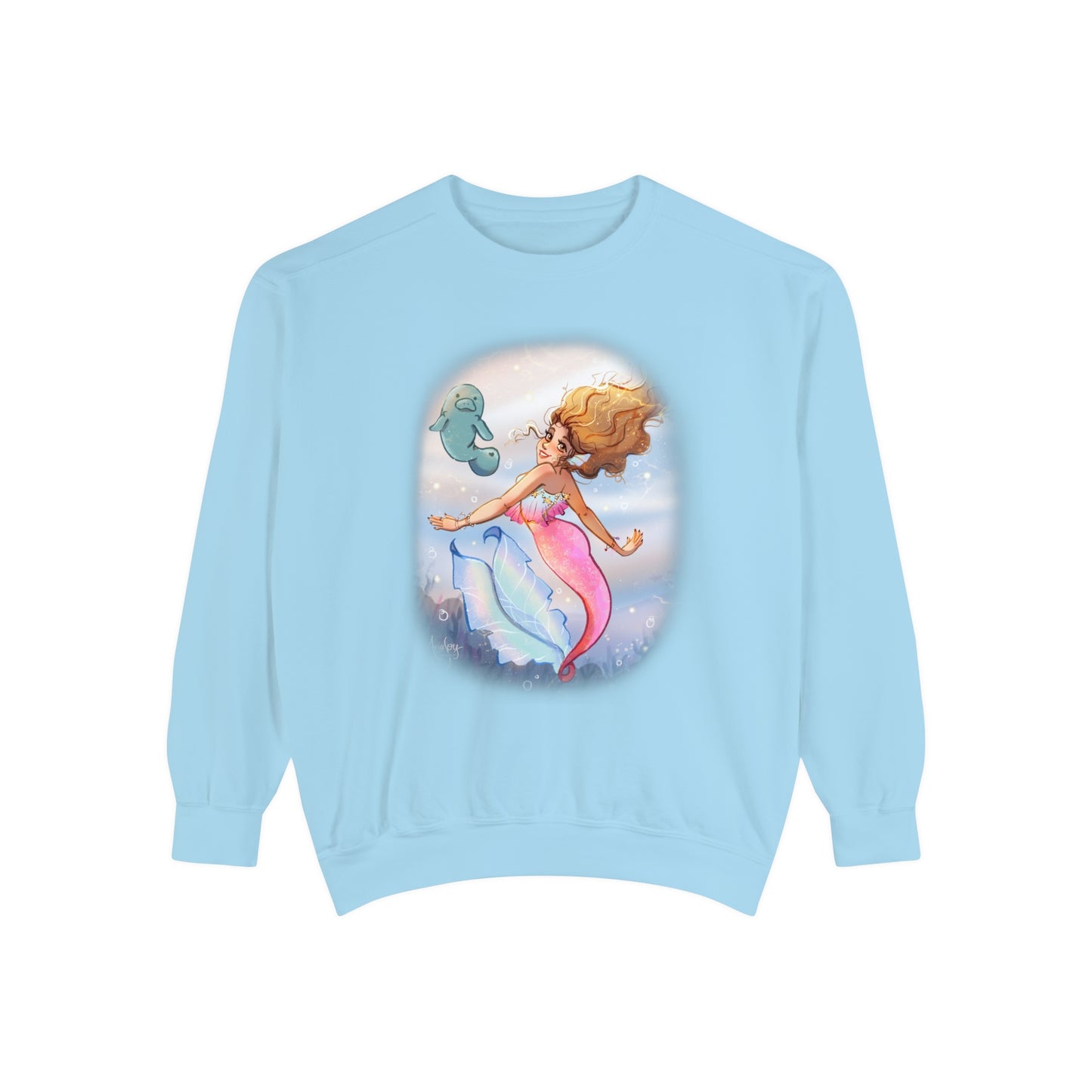 Marina the Mermaid and Lettuce the Manatee Sweatshirt