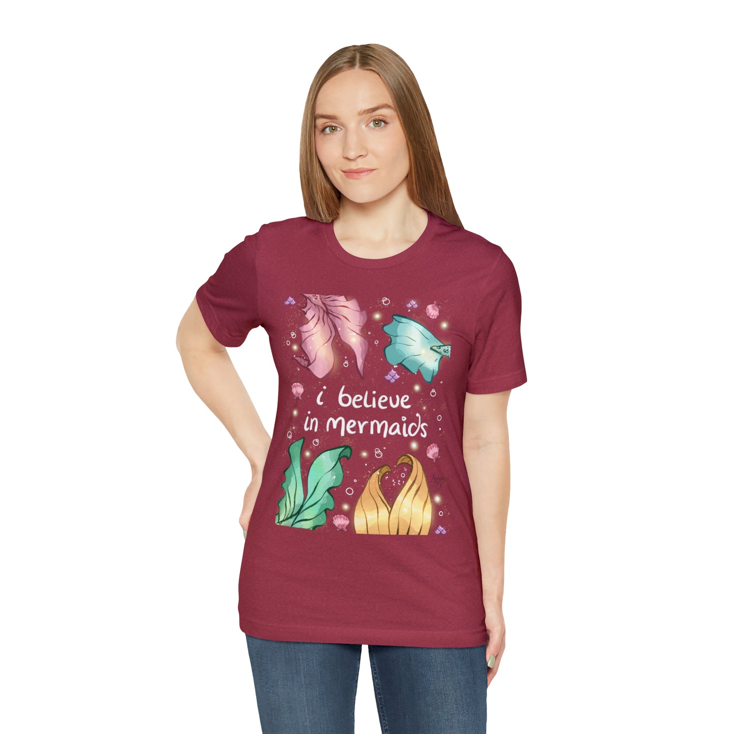 I Believe In Mermaids Premium Short Sleeve Tee