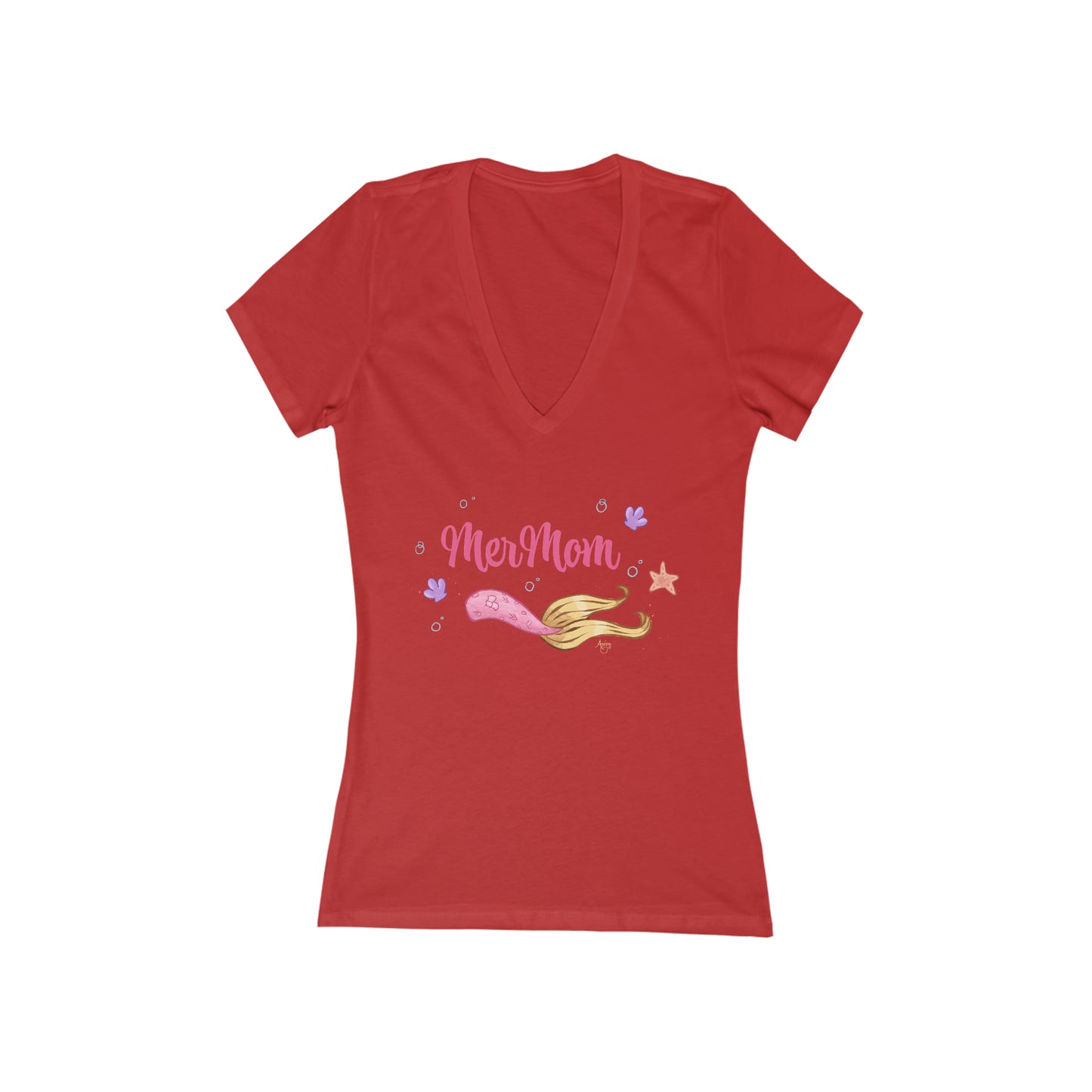 MerMom V-Neck Tee