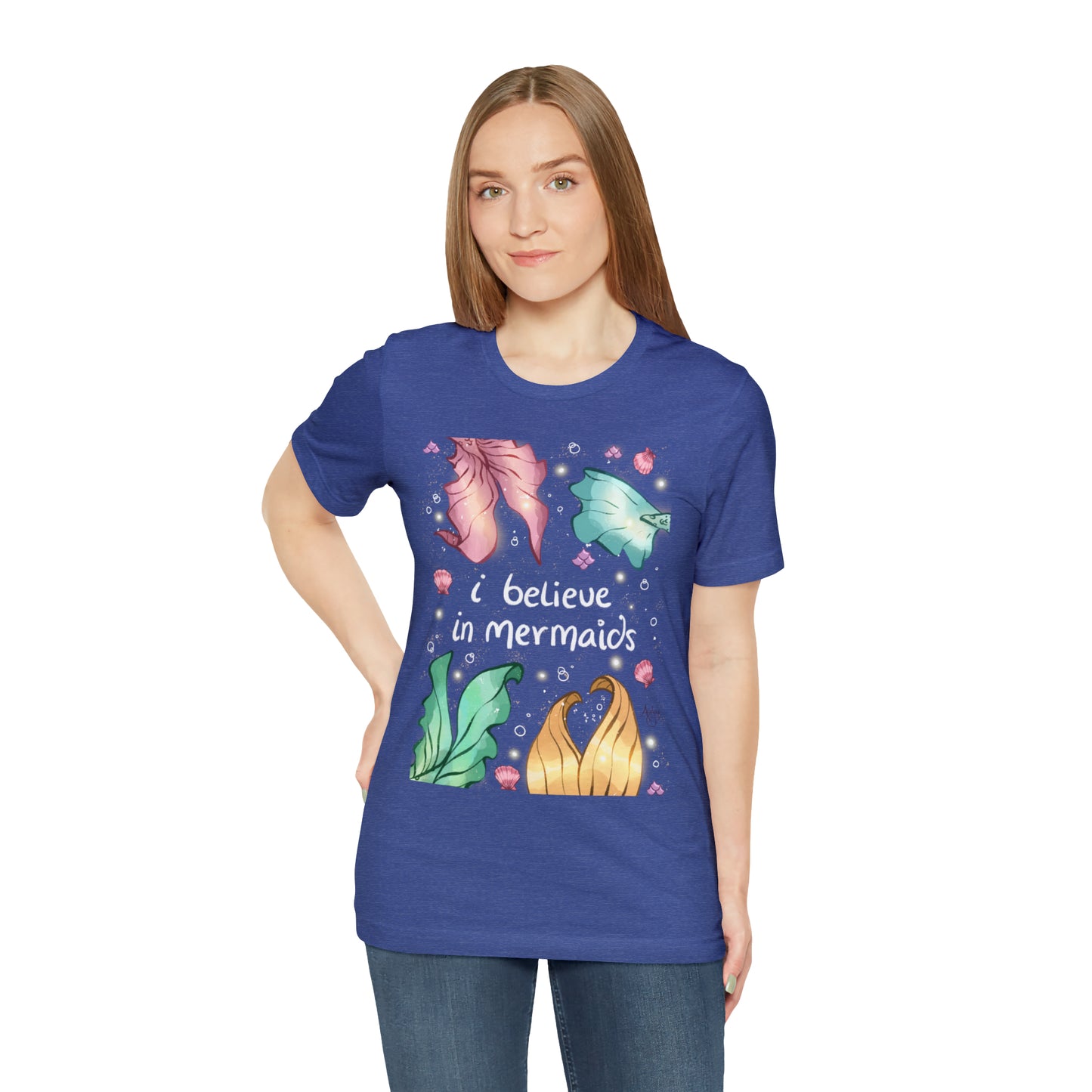 I Believe In Mermaids Premium Short Sleeve Tee