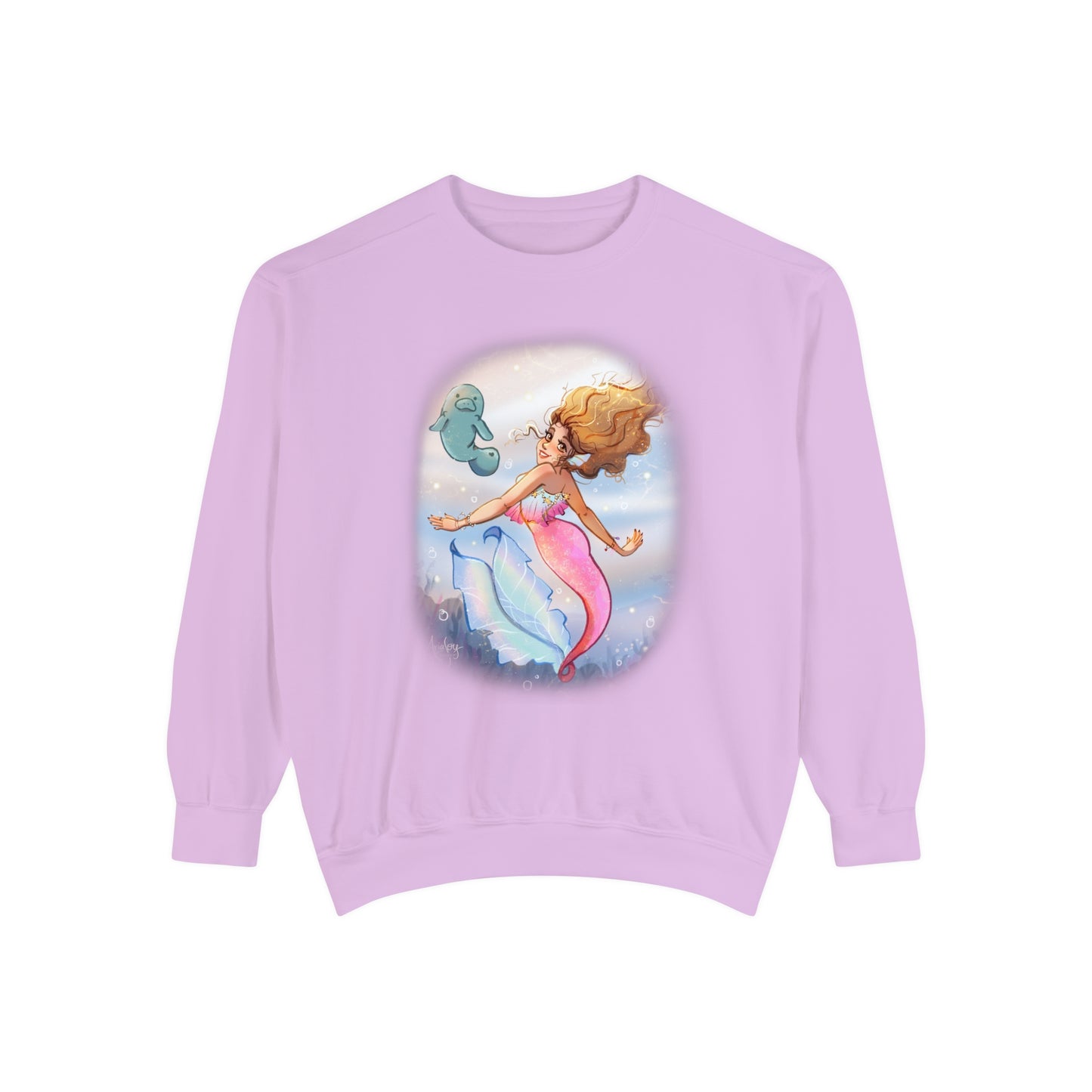 Marina the Mermaid and Lettuce the Manatee Sweatshirt