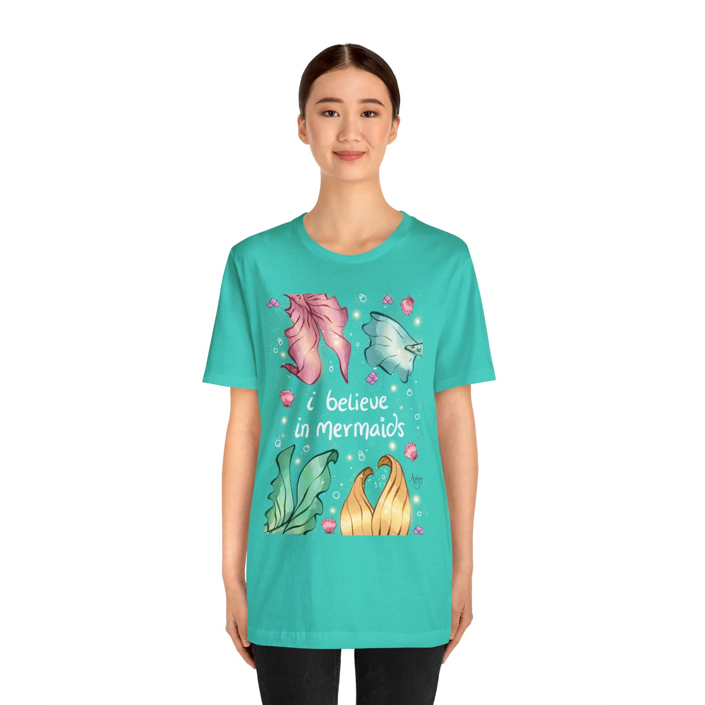 I Believe In Mermaids Premium Short Sleeve Tee