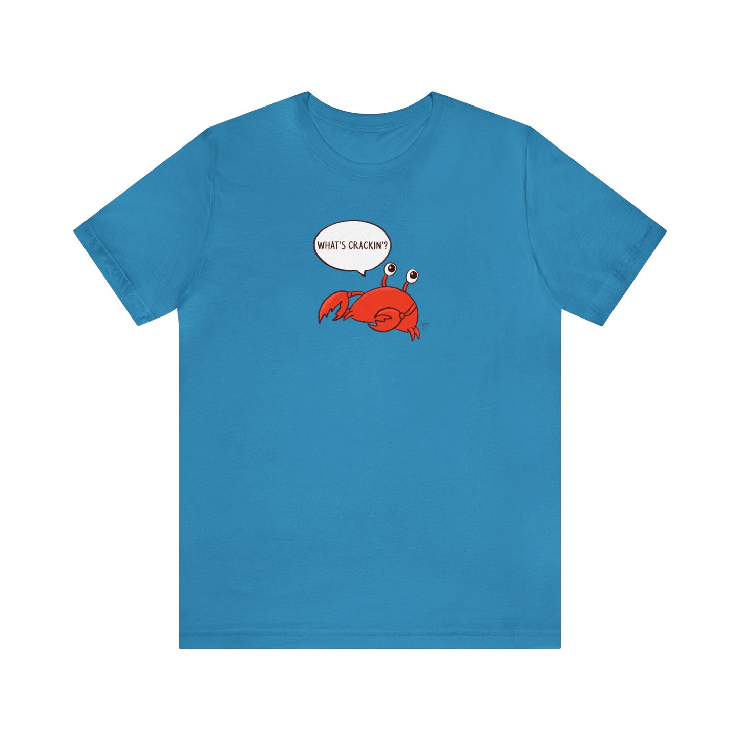 What's Crackin'? Crusty the Crab Series Premium Short Sleeve Tee