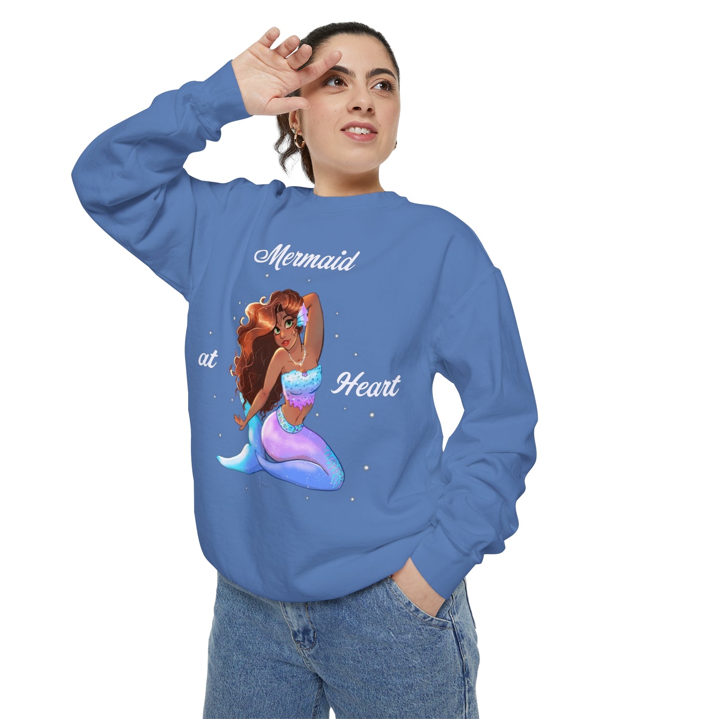 Mermaid at Heart Crewneck Sweatshirt