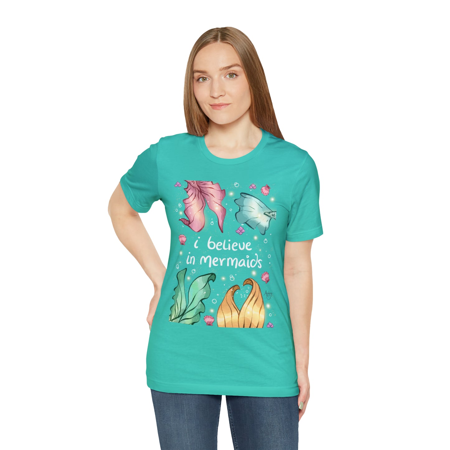 I Believe In Mermaids Premium Short Sleeve Tee