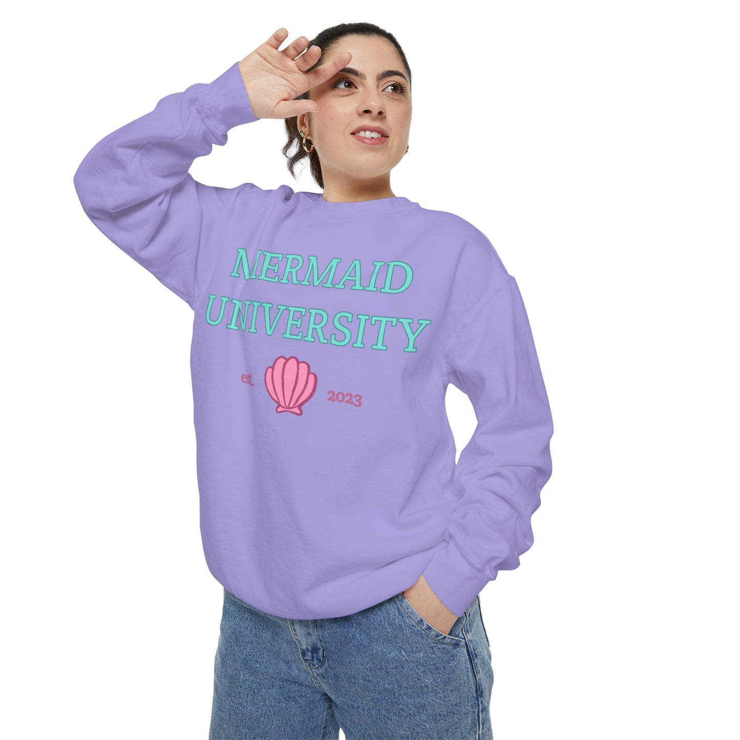 Mermaid University Crewneck Sweatshirt