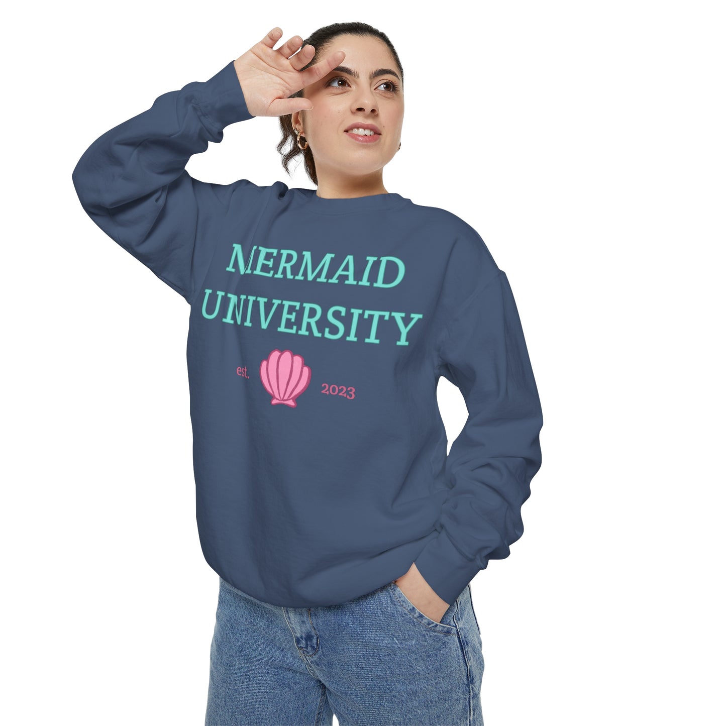 Mermaid University Crewneck Sweatshirt