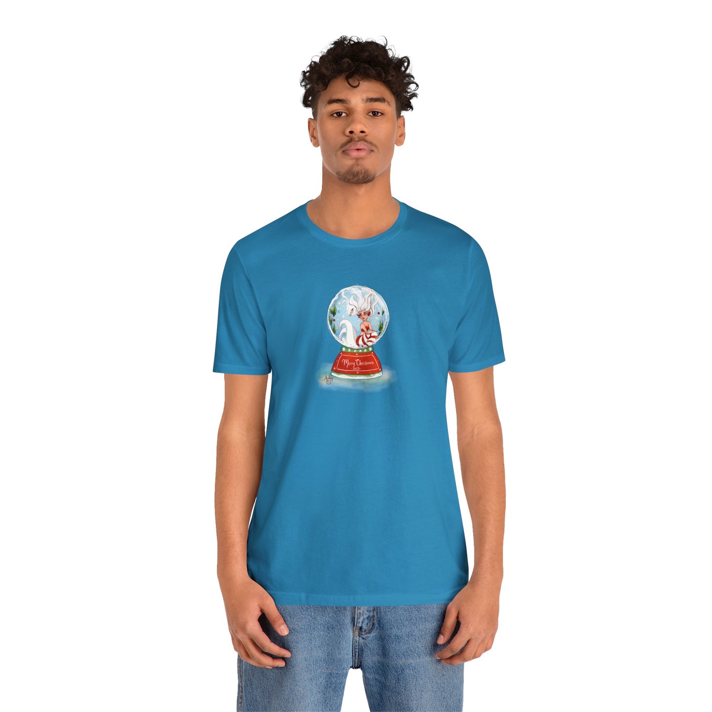 Christmas Mermaid 2023 Premium Short Sleeve Tee