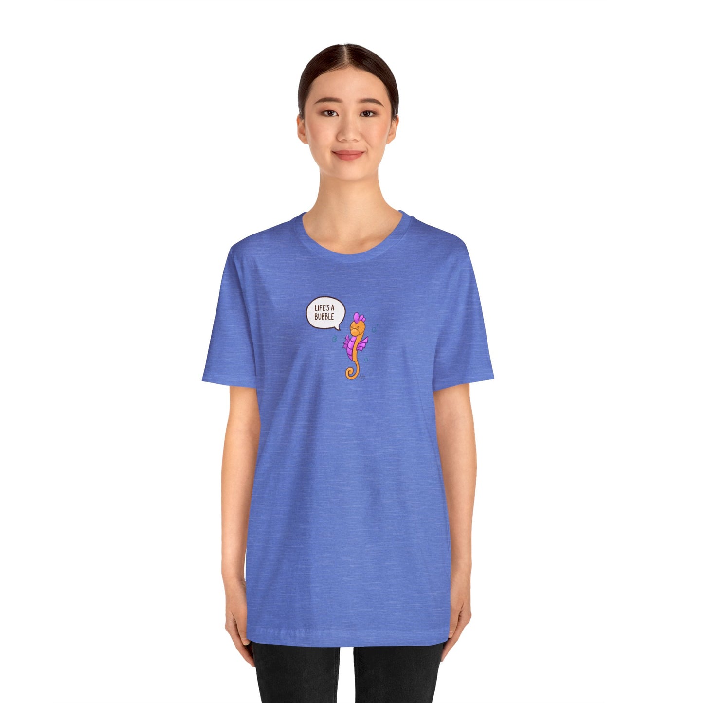 Life's A Bubble! Frito the Seahorse Series Premium Short Sleeve Tee