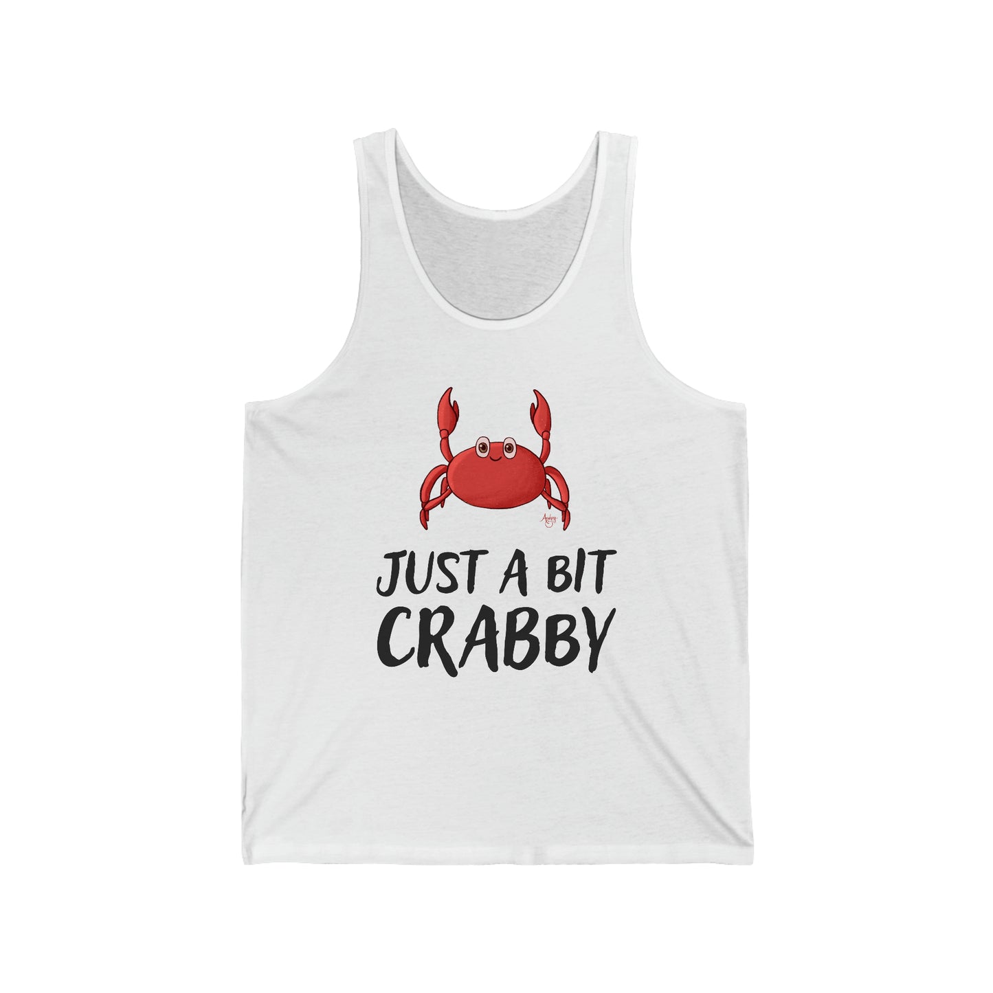 Just A Bit Crabby Men's Jersey Tank