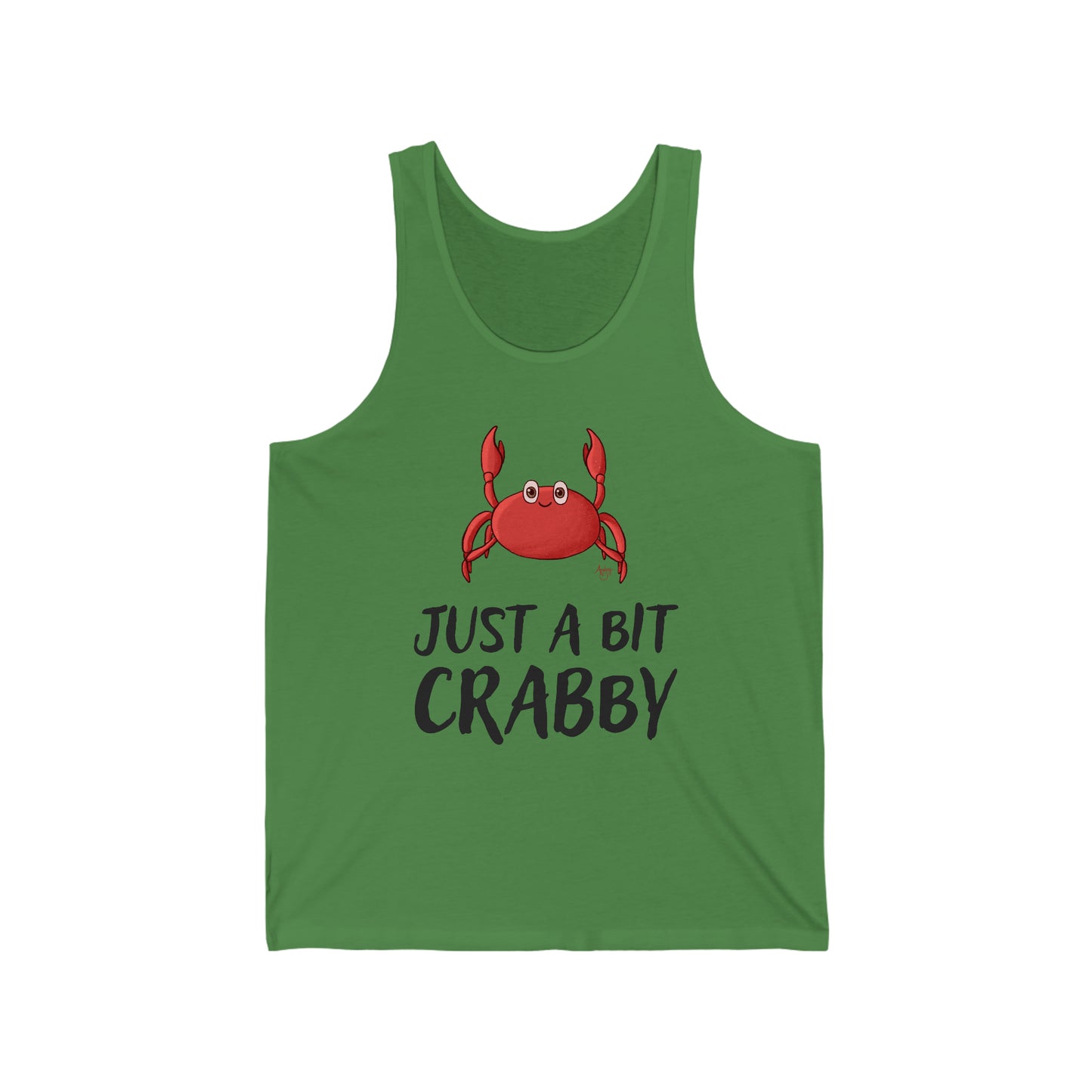 Just A Bit Crabby Men's Jersey Tank