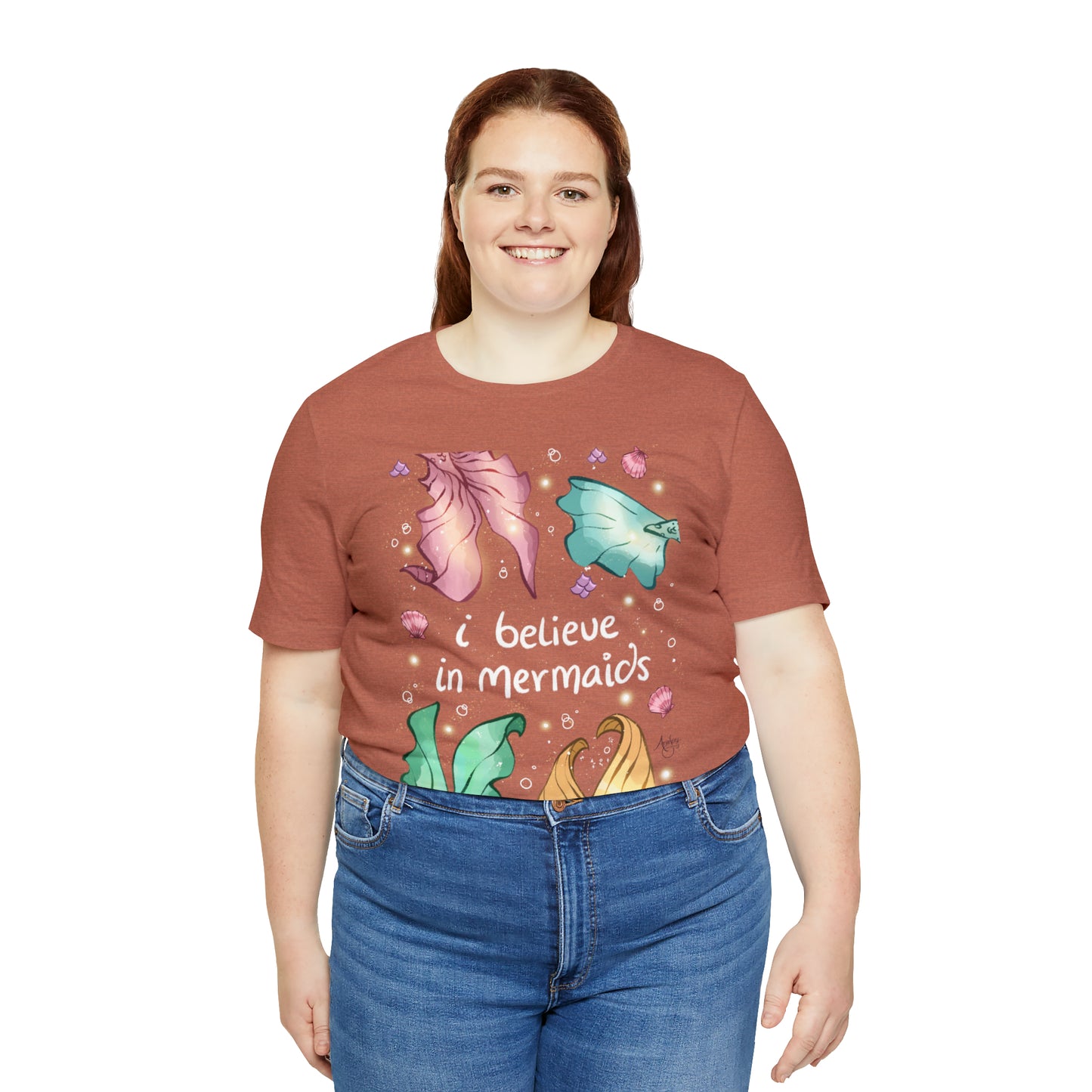 I Believe In Mermaids Premium Short Sleeve Tee